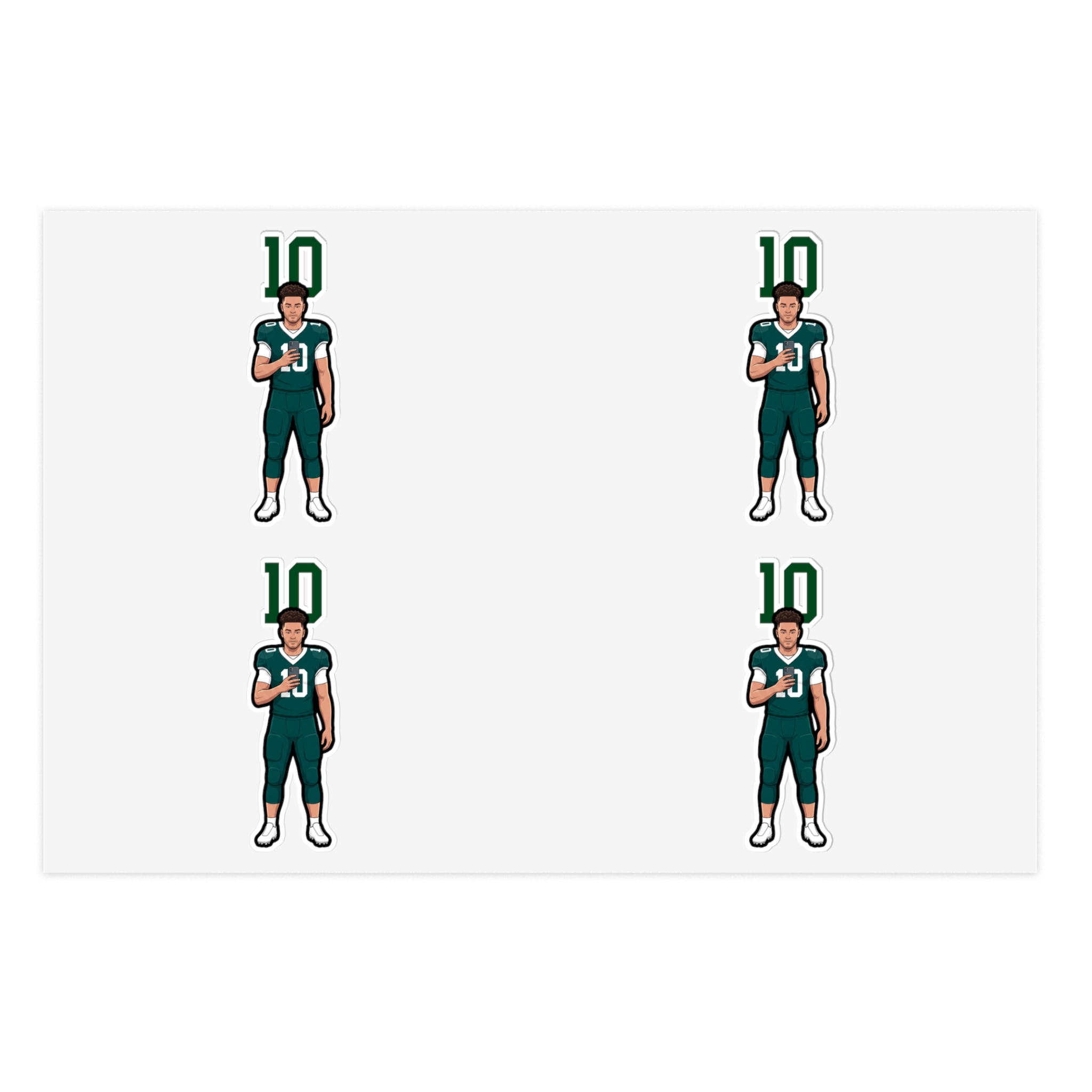 Sticker Sheet — character_number_top in Classic