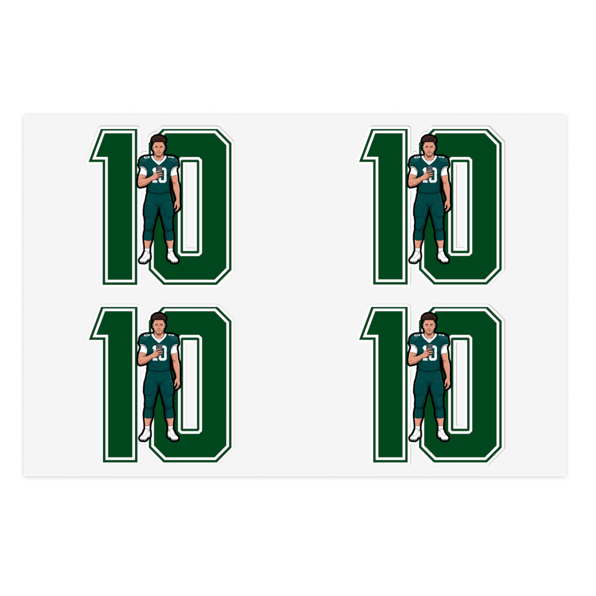 Sticker Sheet — character_number in Classic
