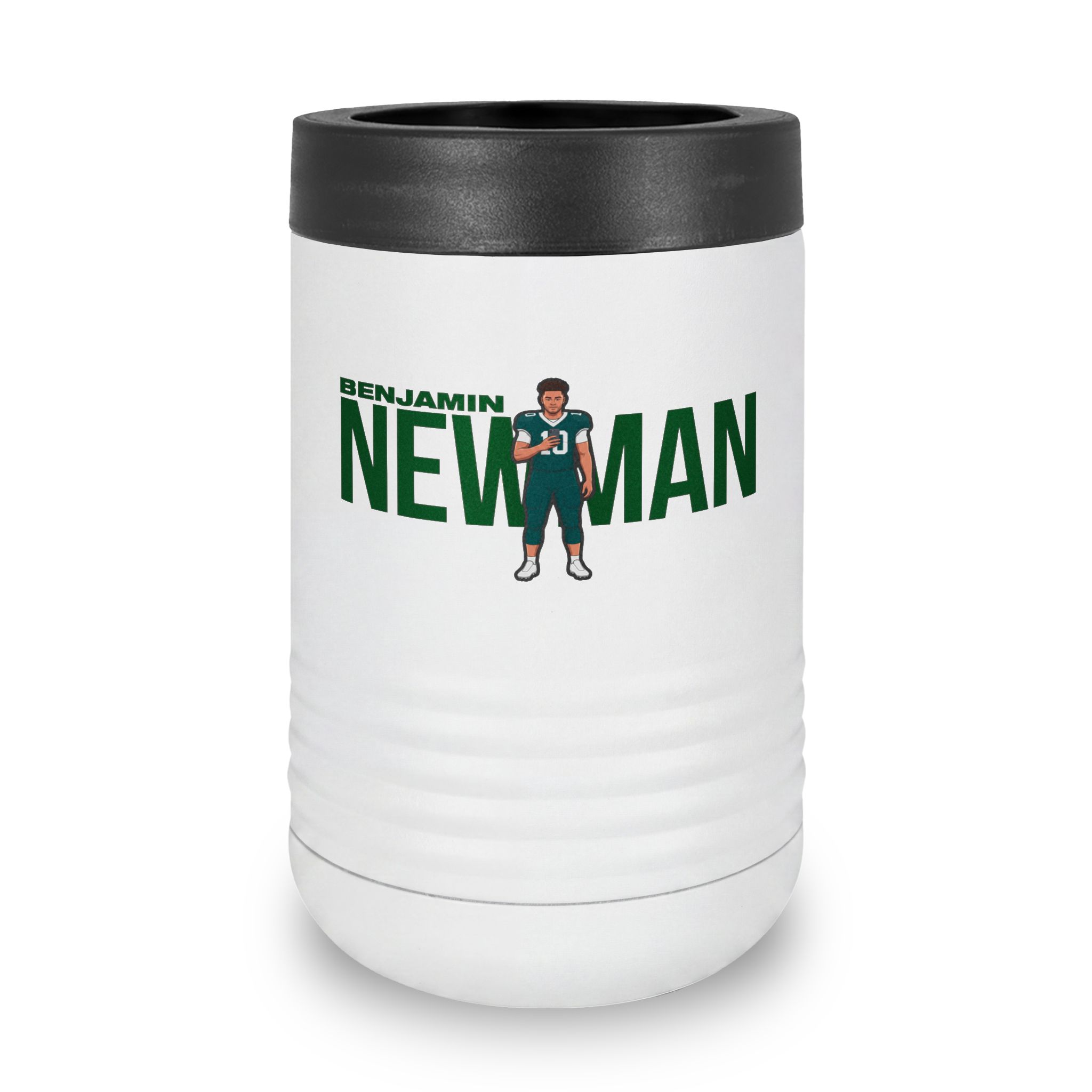 Stainless Can Cooler — character_player_name in White