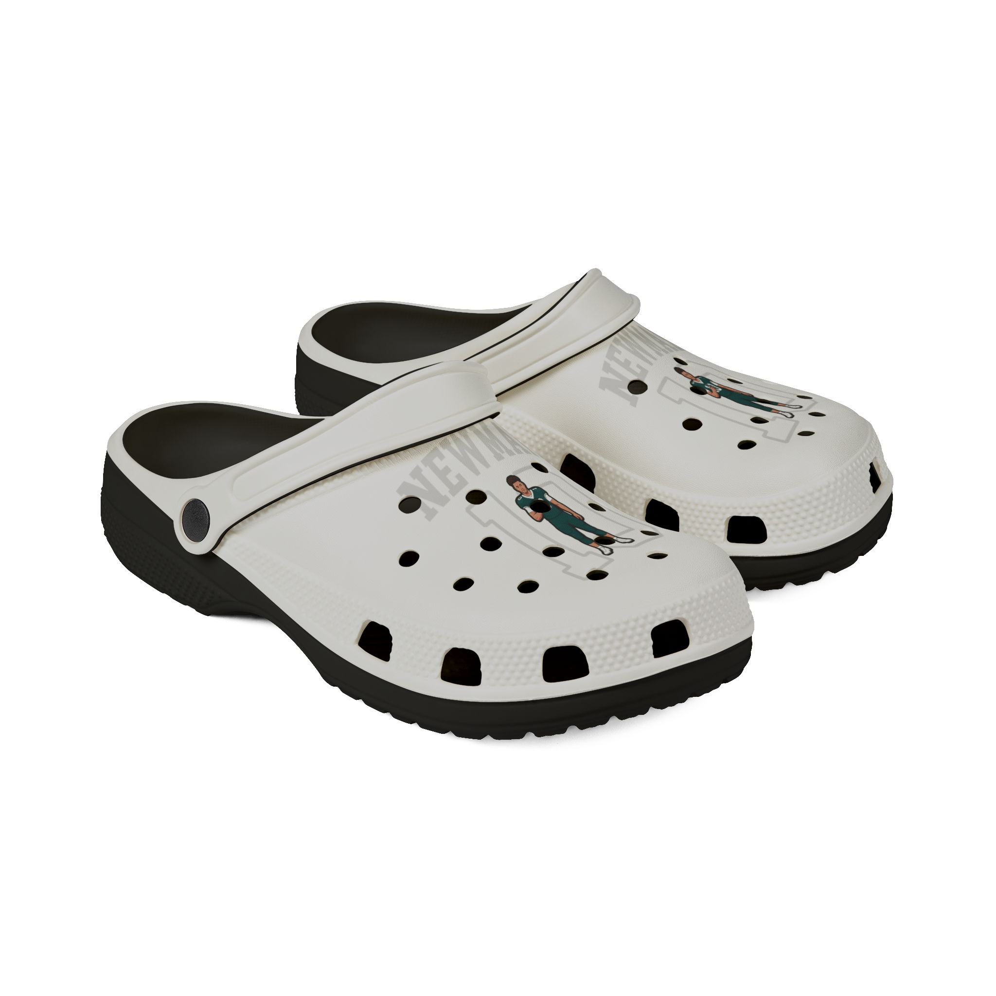 Rubber Clogs — character_shirsey in Black
