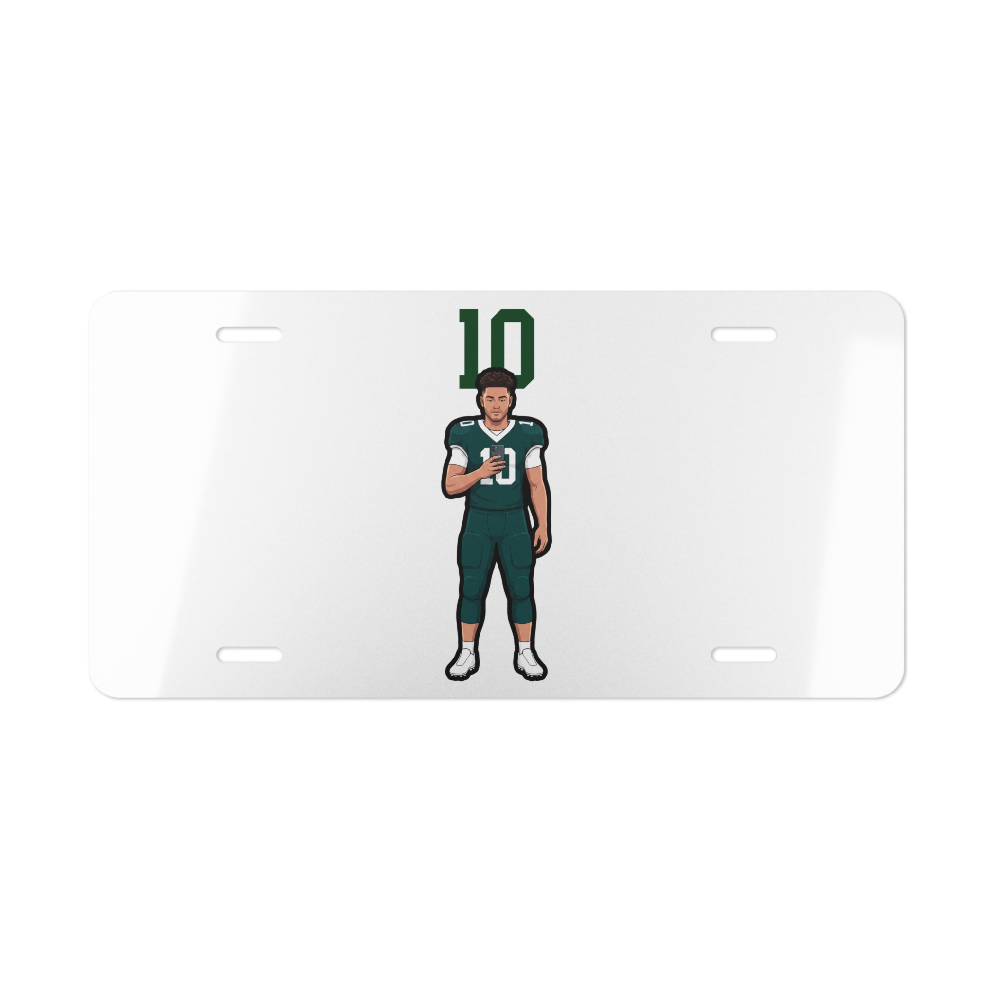 License Plate — character_number_top in Classic