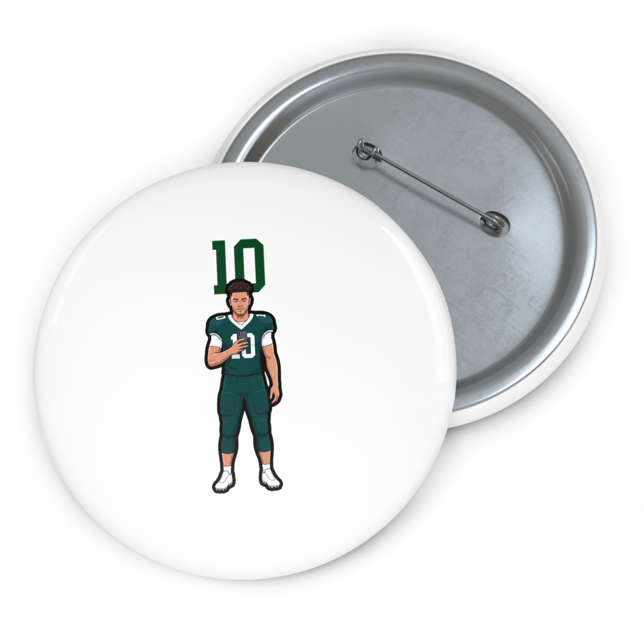 Game Day Pin — character_number_top in Classic