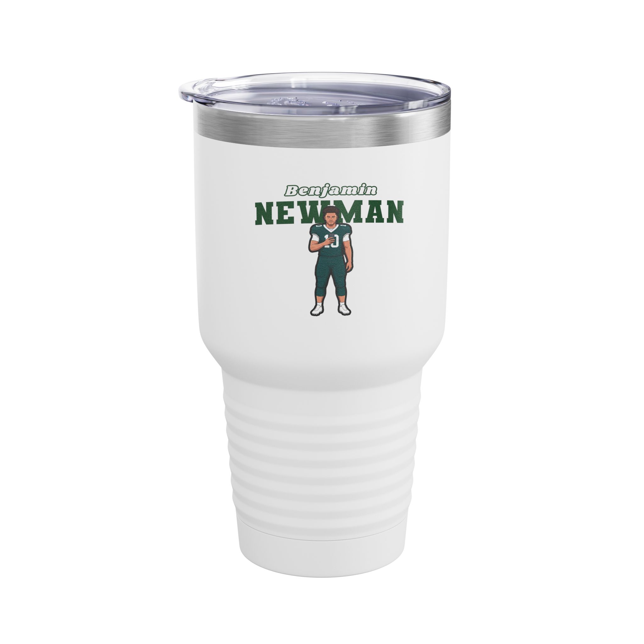 30oz Tumbler — character_name_arch in White