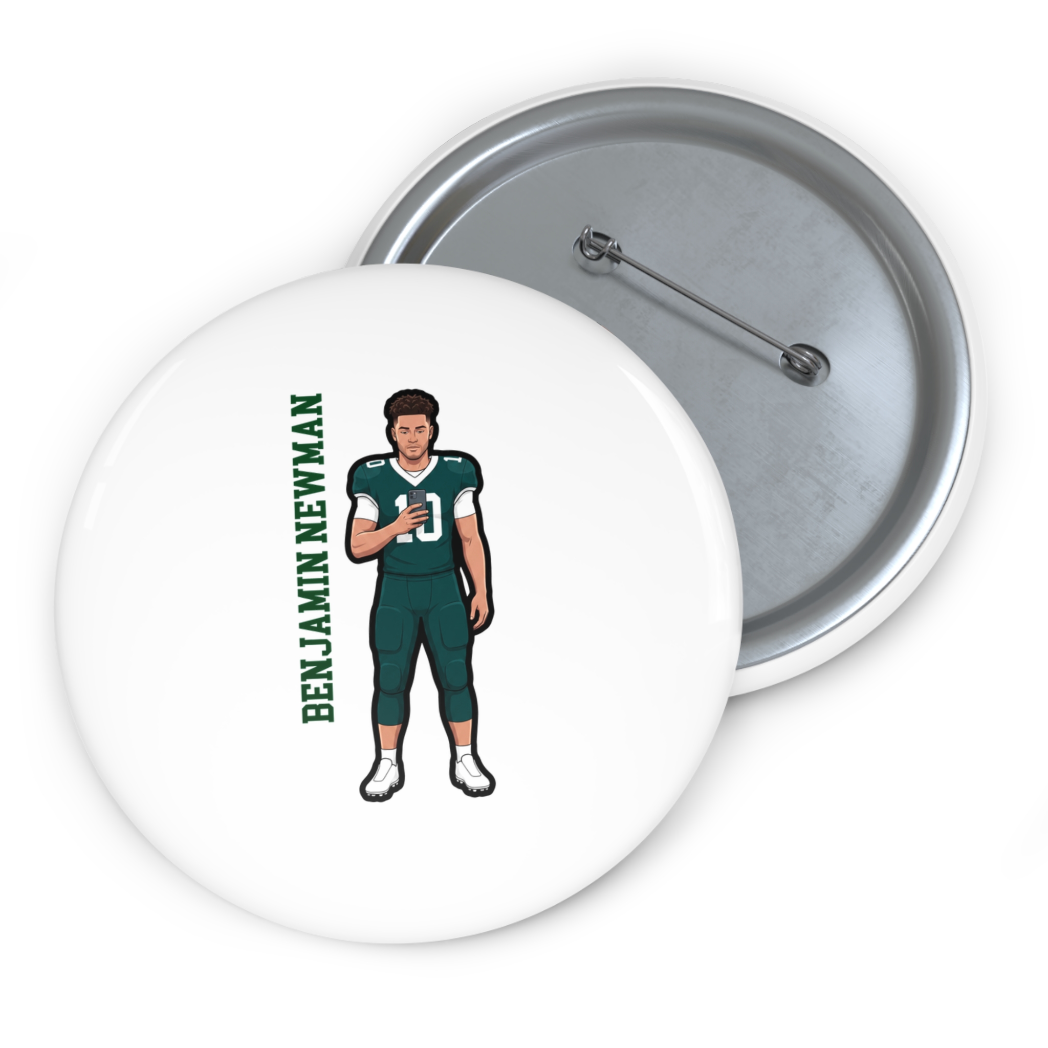 Game Day Pin — character_name_vertical in Classic