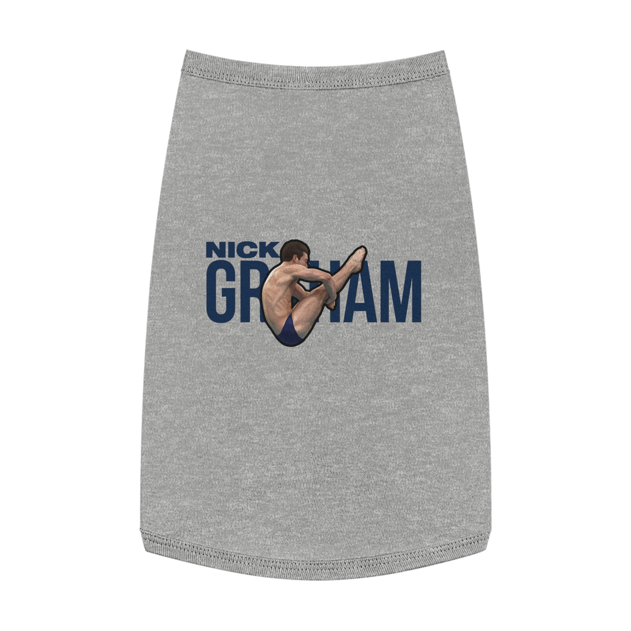 Pet Tank Top — character_player_name in White