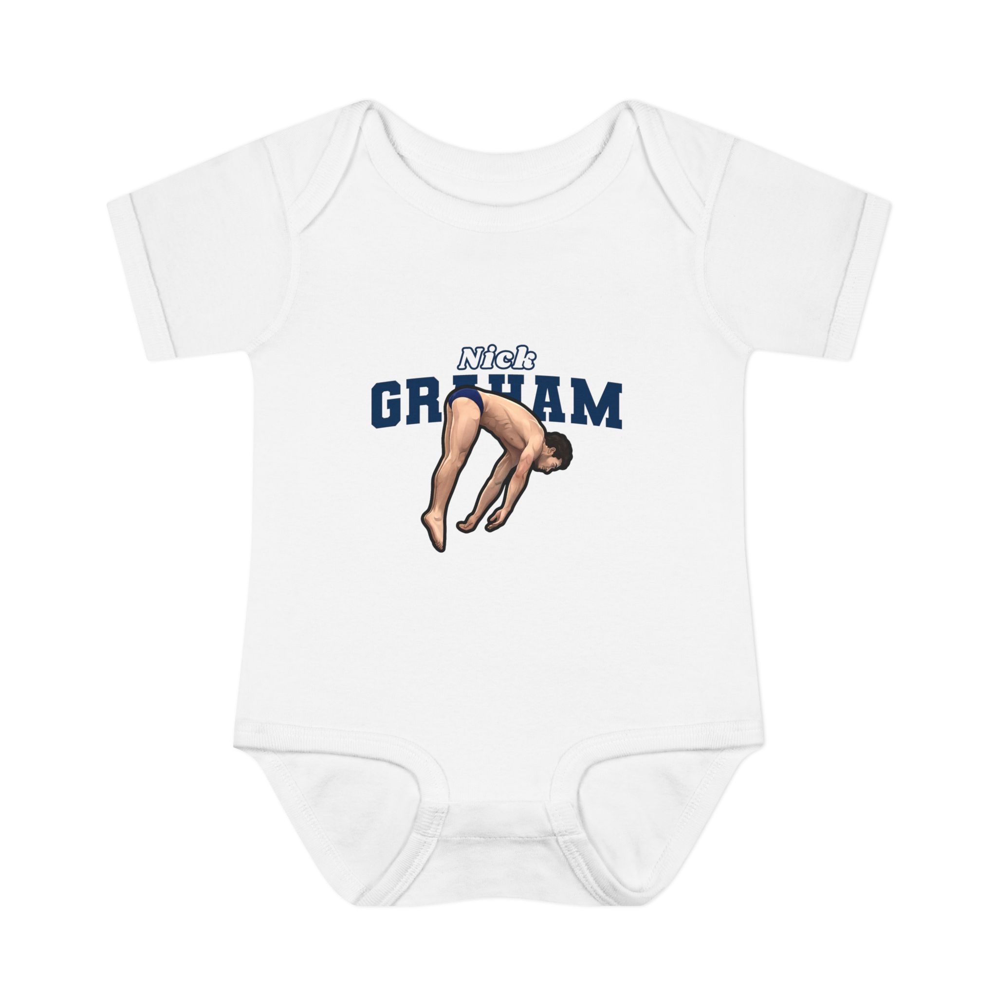 Baby Onesie — character_name_arch in White