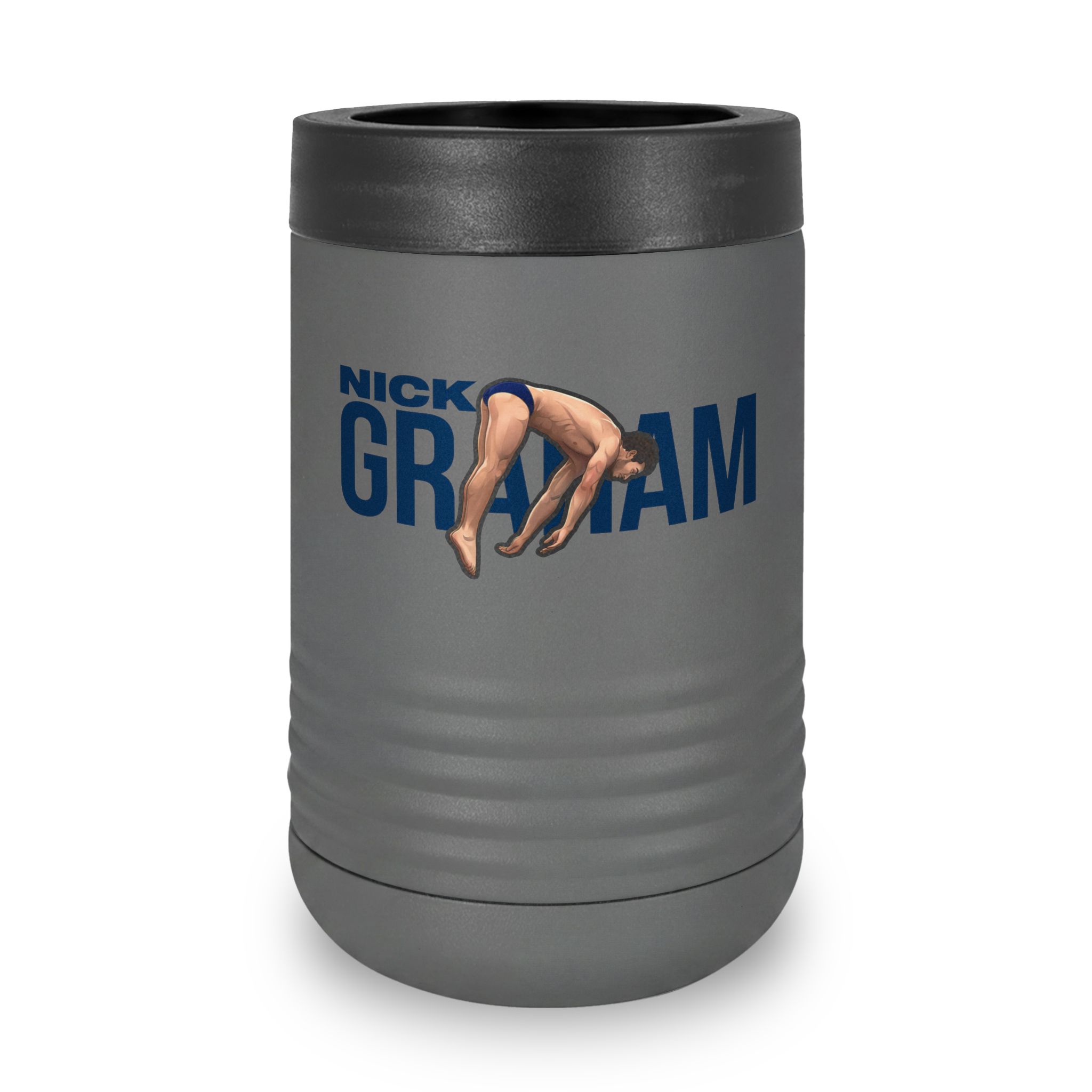 Stainless Can Cooler — character_player_name in Grey