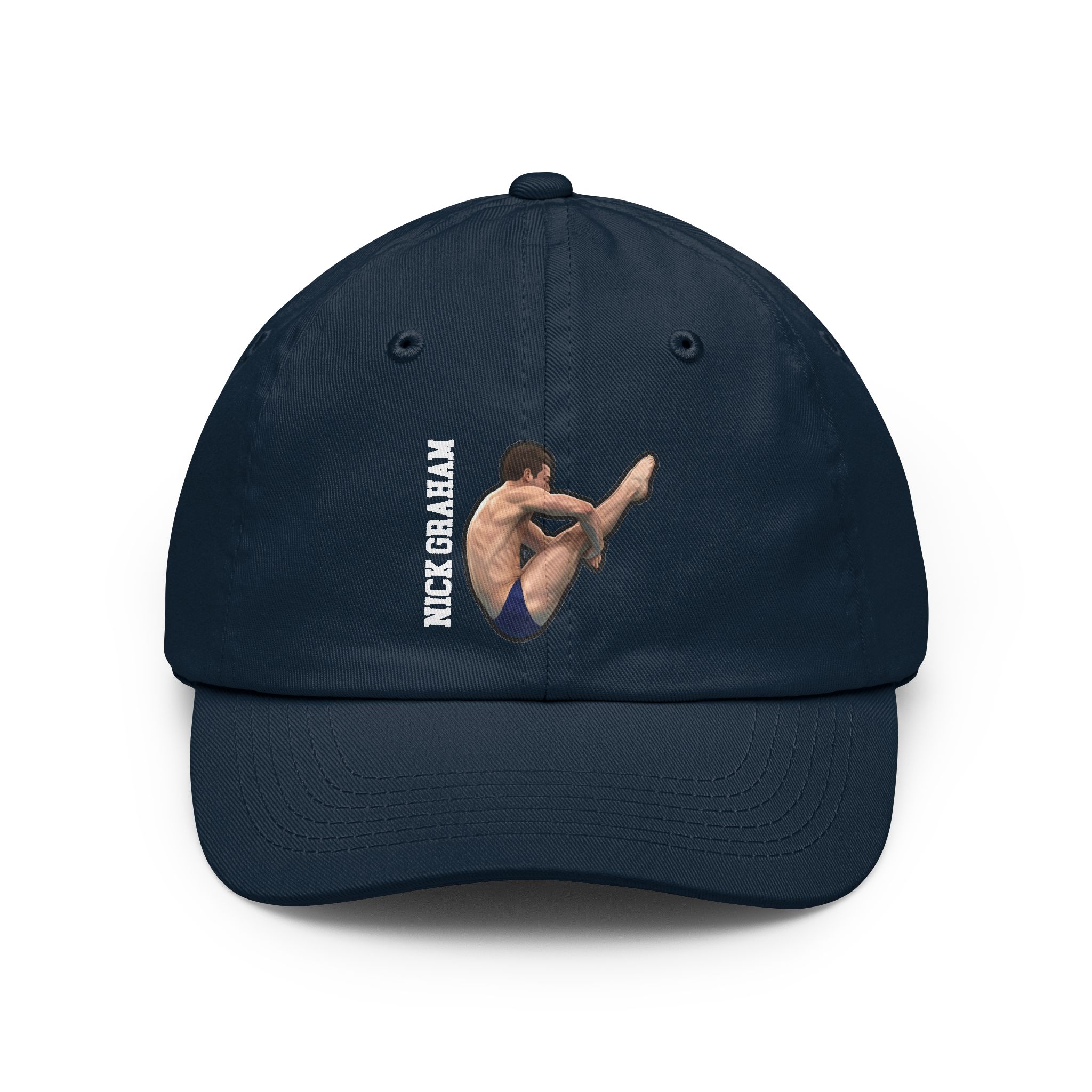Classic Cap — character_name_vertical in Navy