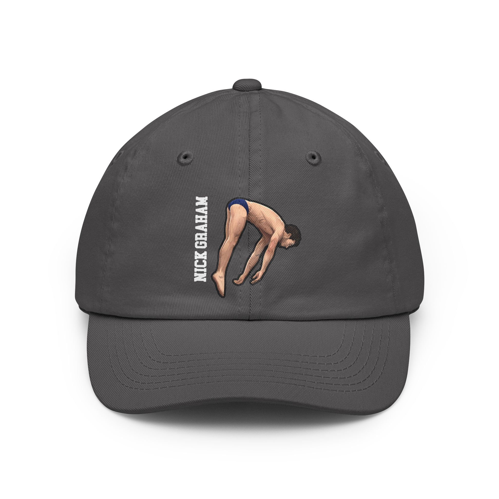 Classic Cap — character_name_vertical in Grey