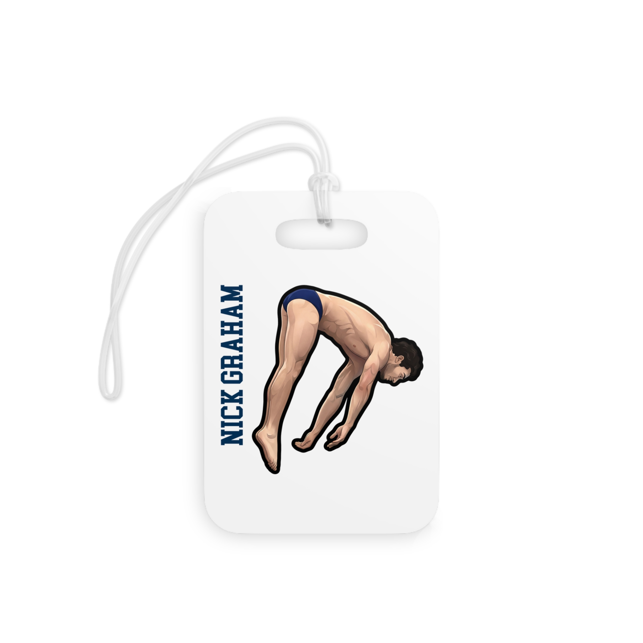 Bag Tag — character_name_vertical in Classic