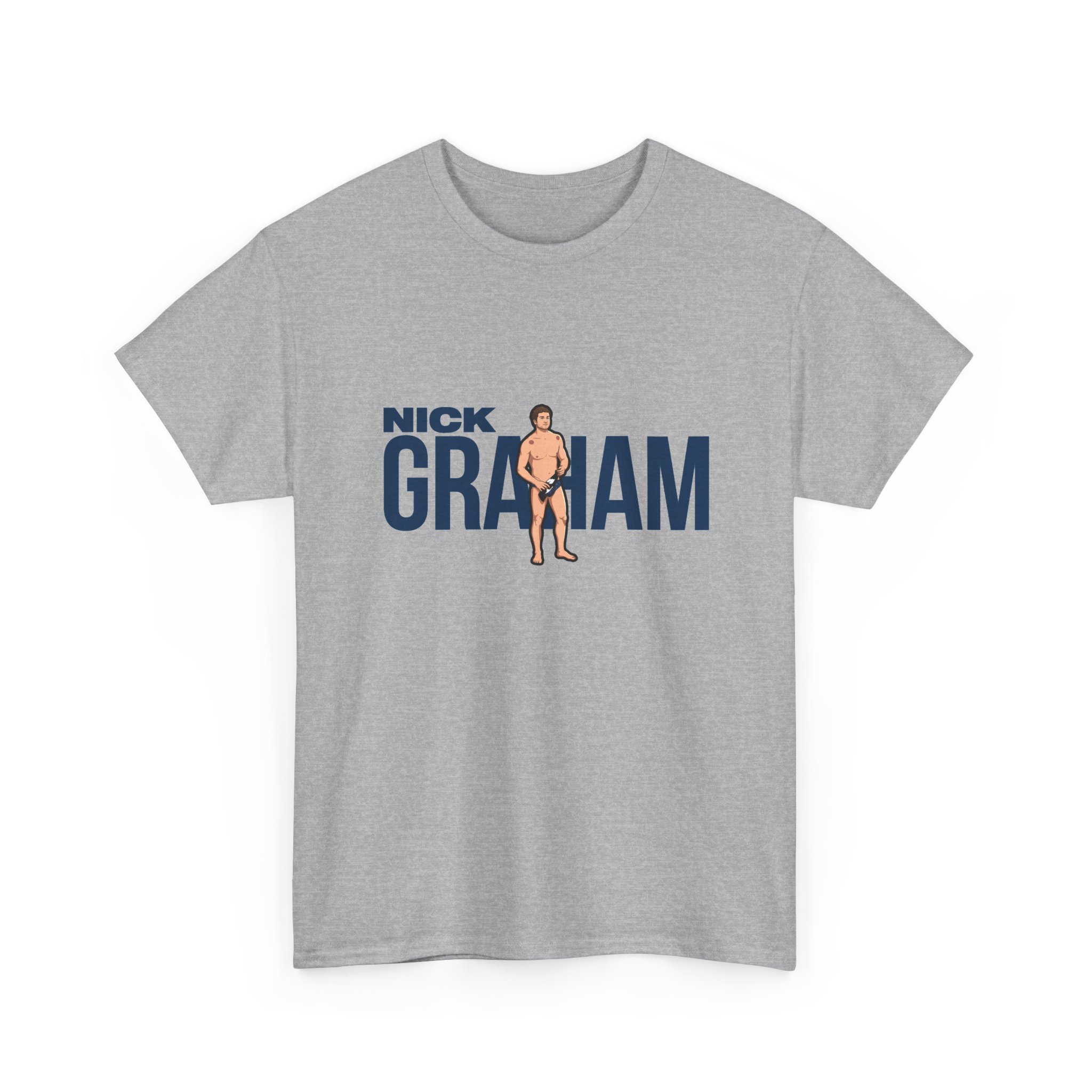 Tee — character_player_name in Grey