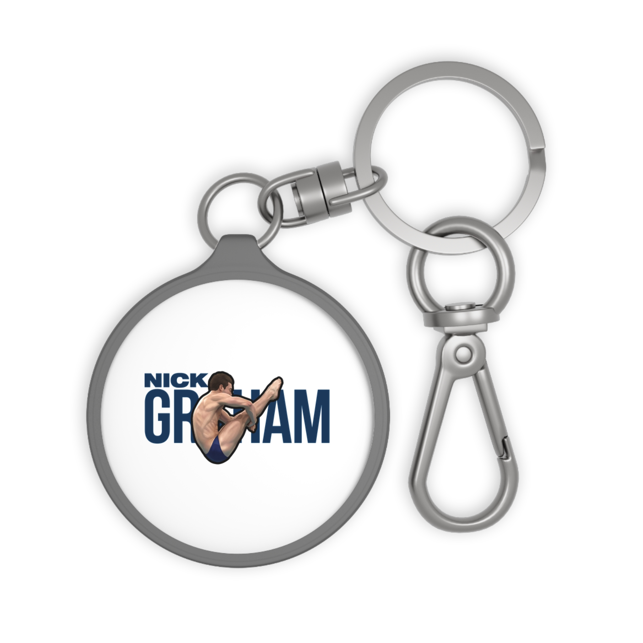 Keychain — character_player_name in Grey