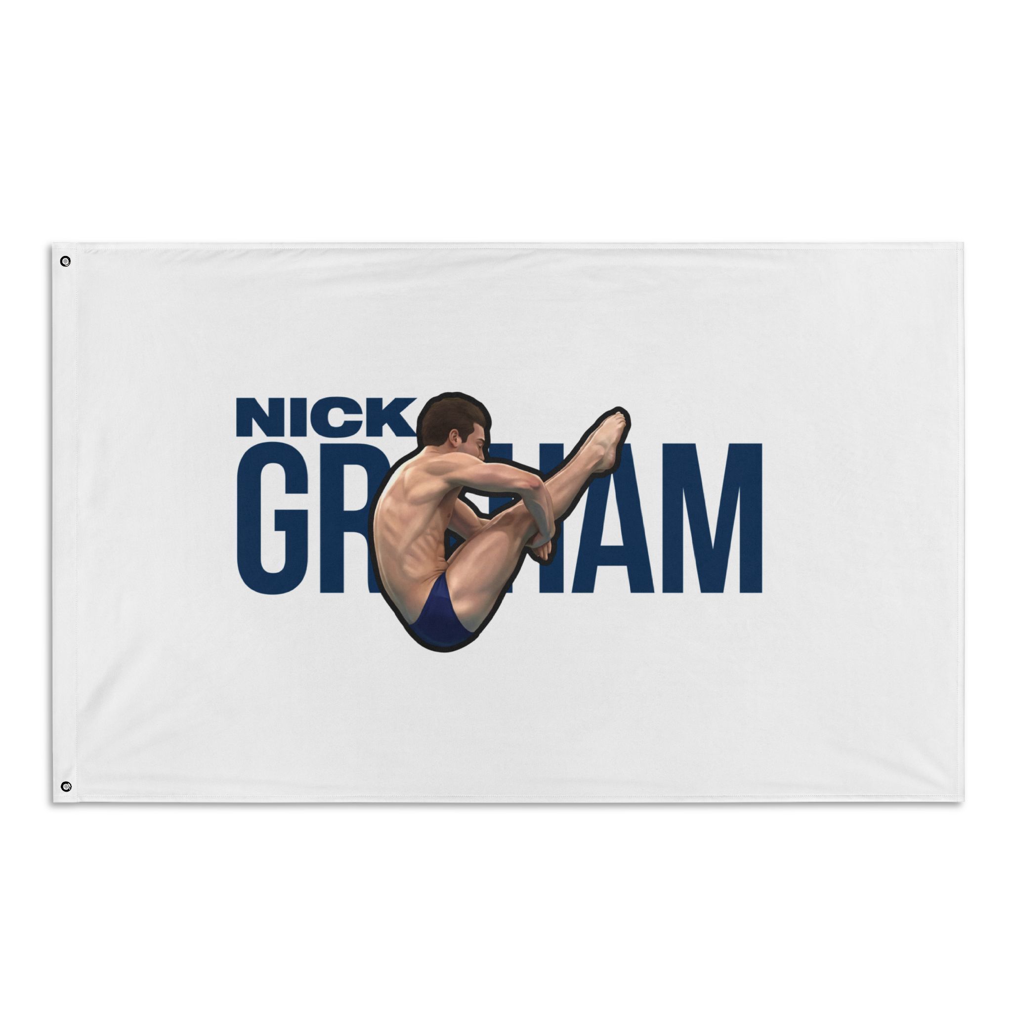 Flag (35 × 56 in) — character_player_name in Classic