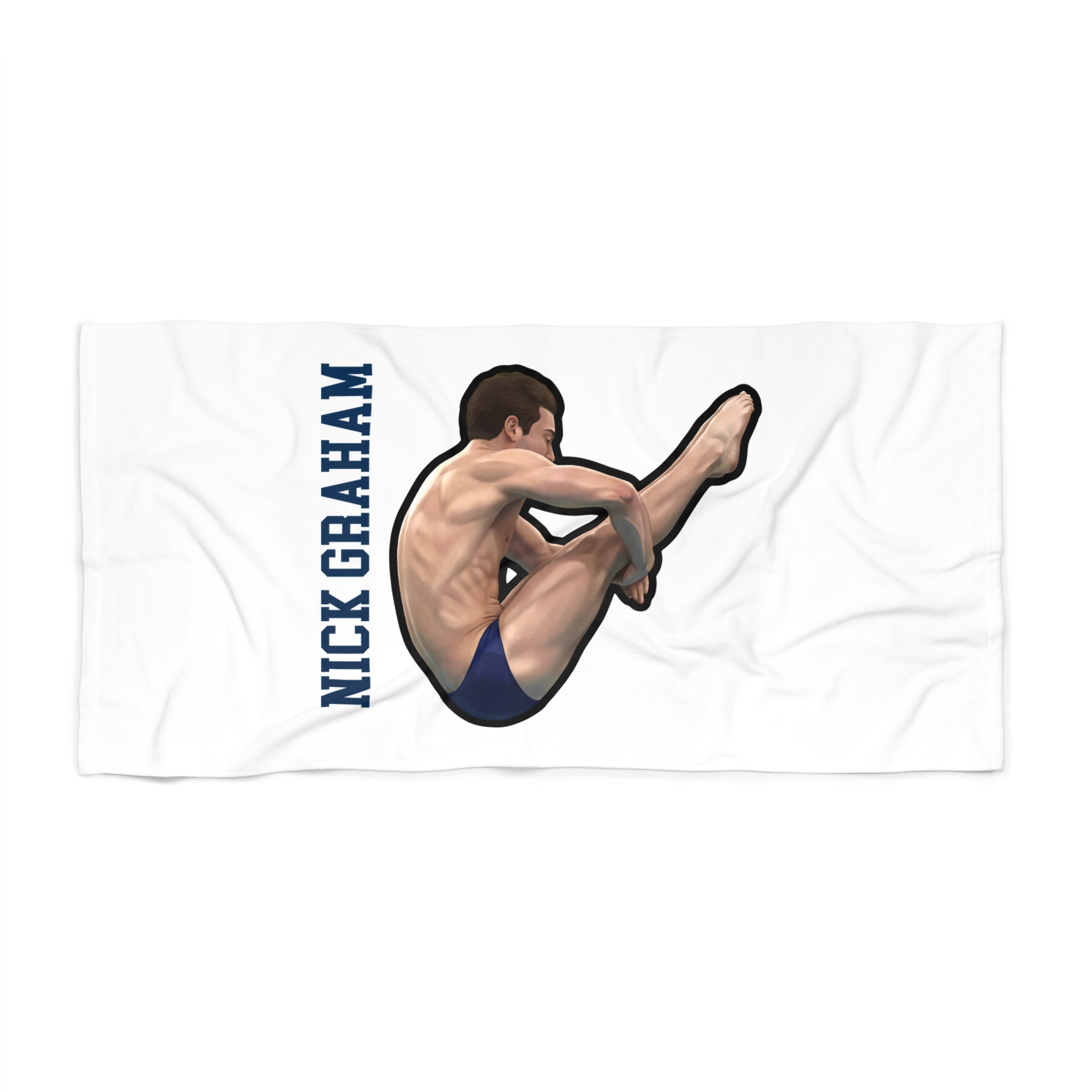 Beach Towel — character_name_vertical in Classic