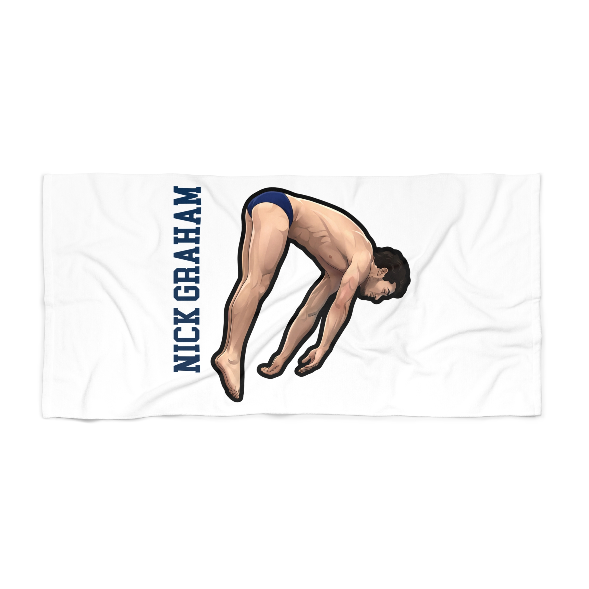 Beach Towel — character_name_vertical in Classic