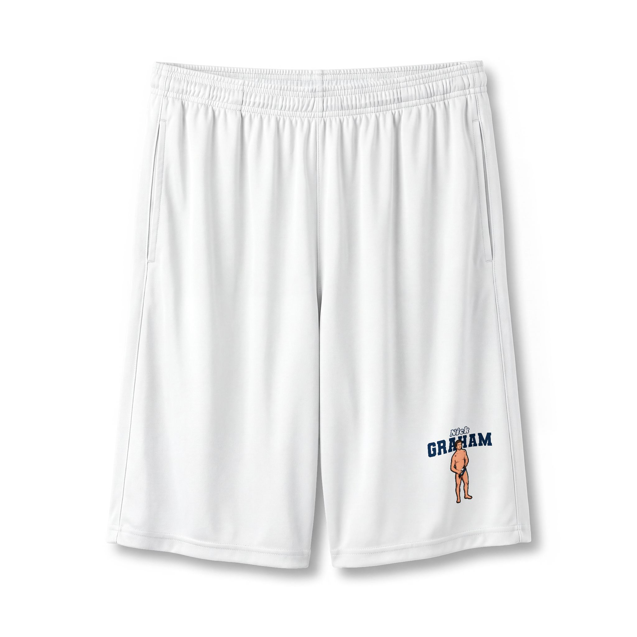 Shorts — character_name_arch in White