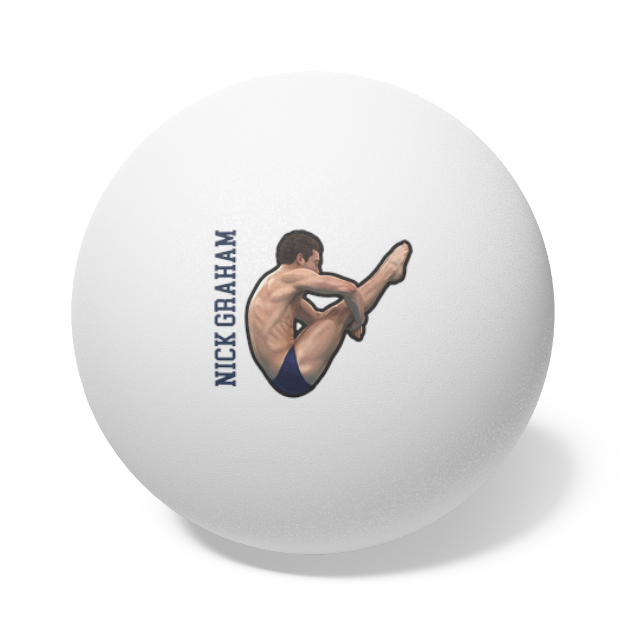 Ping Pong Balls, 6 pcs — character_name_vertical in White