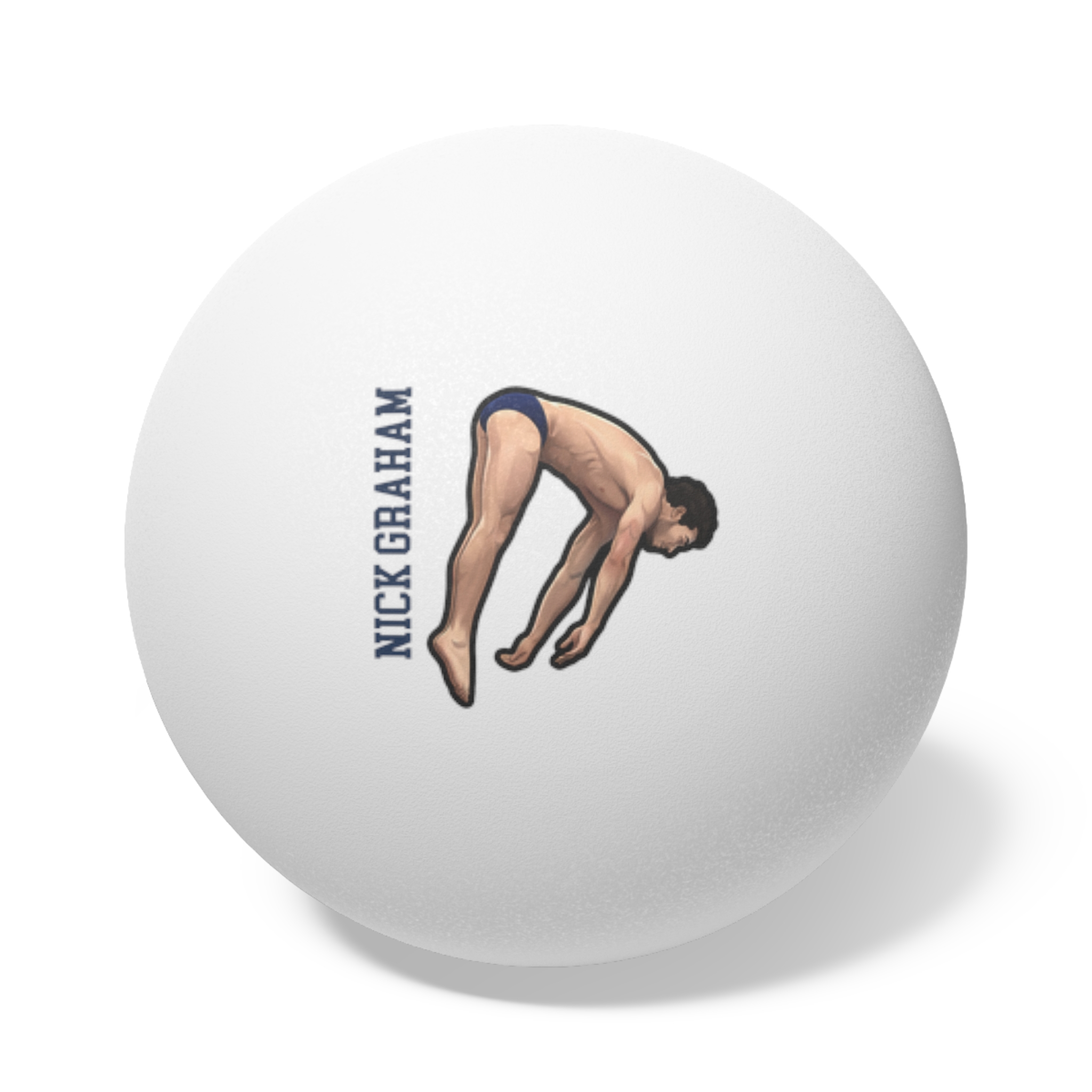 Ping Pong Balls, 6 pcs — character_name_vertical in White