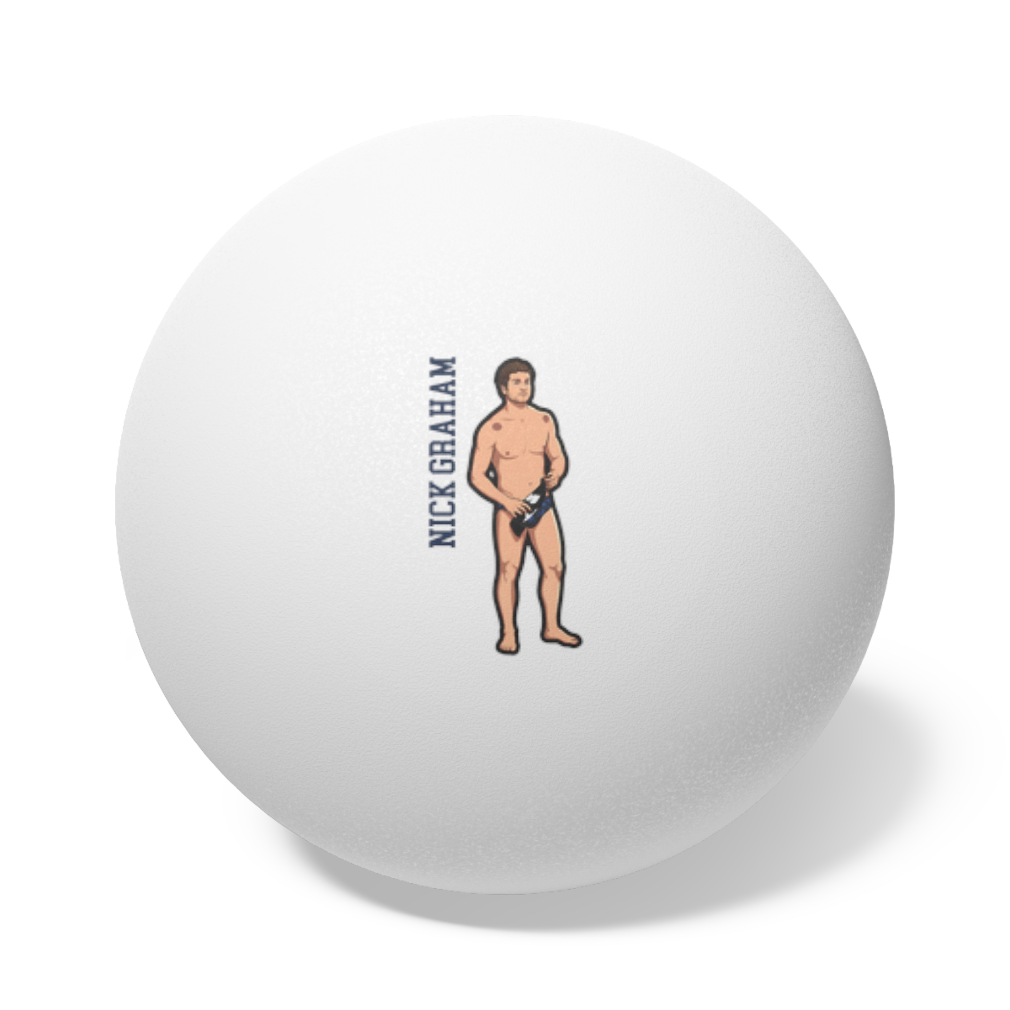 Ping Pong Balls, 6 pcs — character_name_vertical in White
