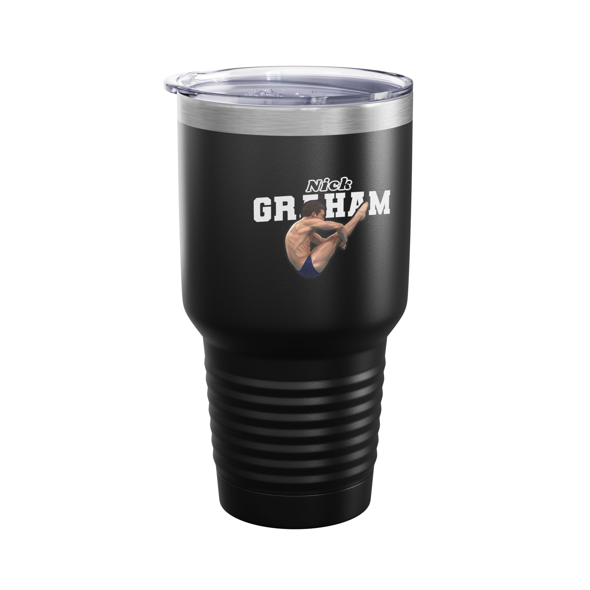 30oz Tumbler — character_name_arch in Black