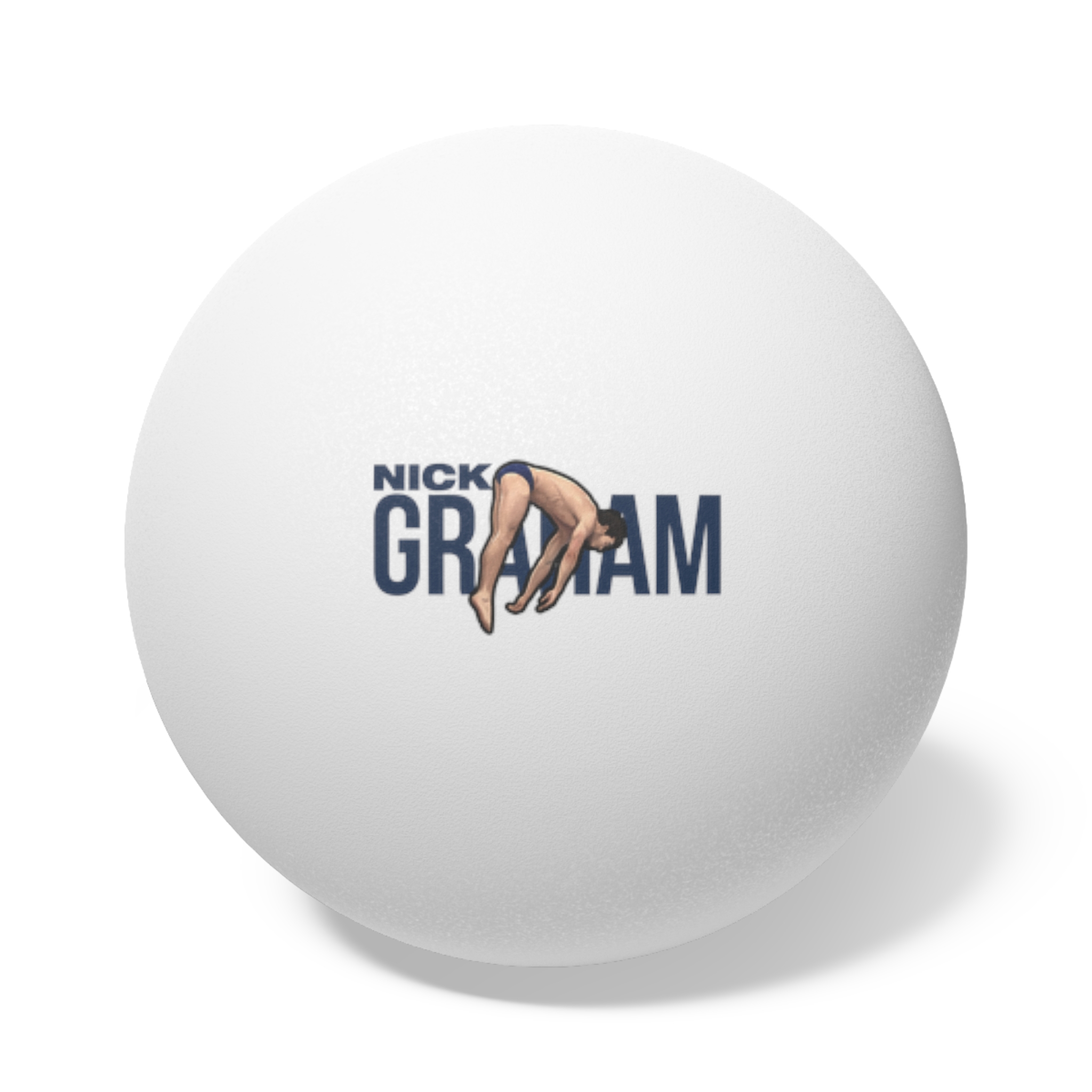 Ping Pong Balls, 6 pcs — character_player_name in White