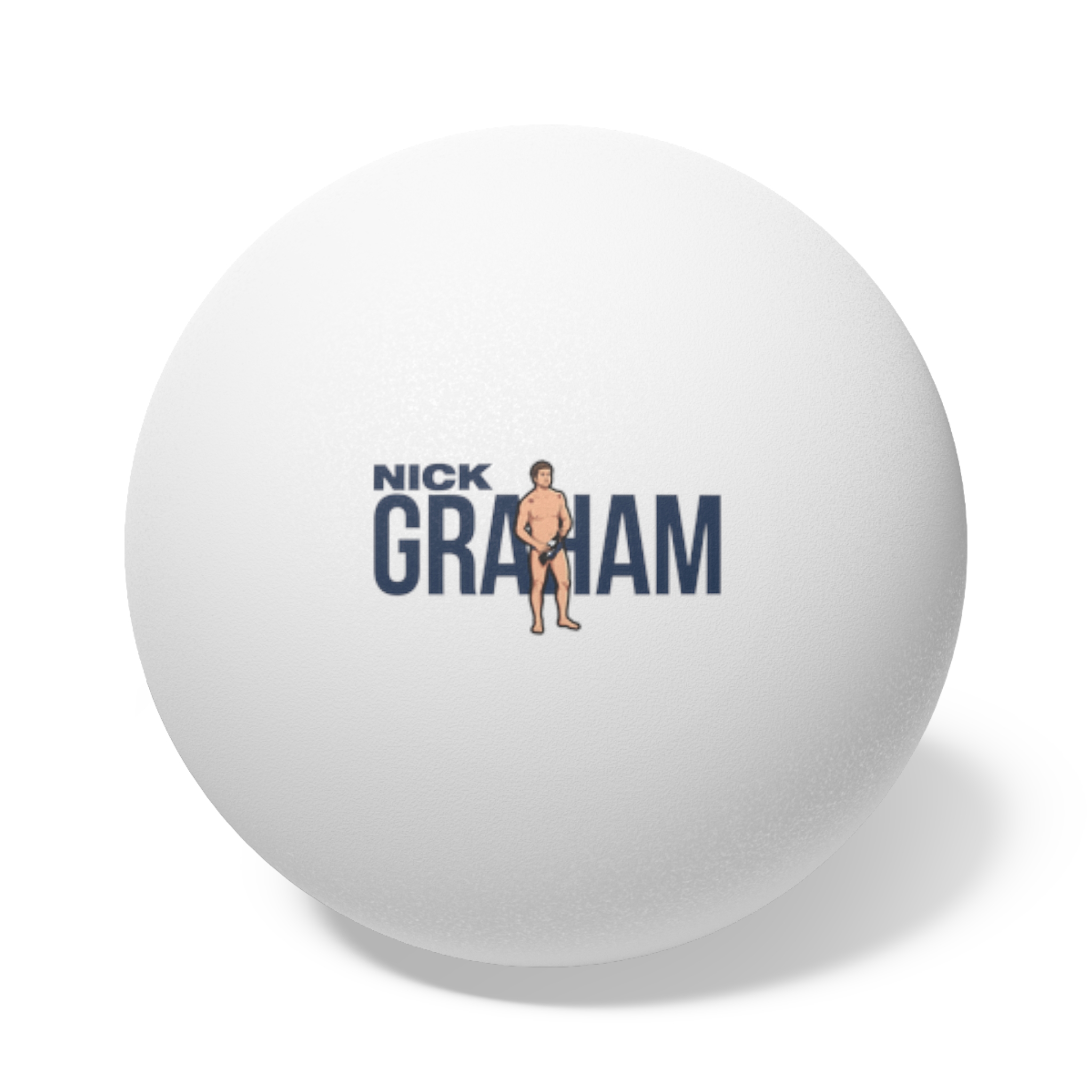 Ping Pong Balls, 6 pcs — character_player_name in White