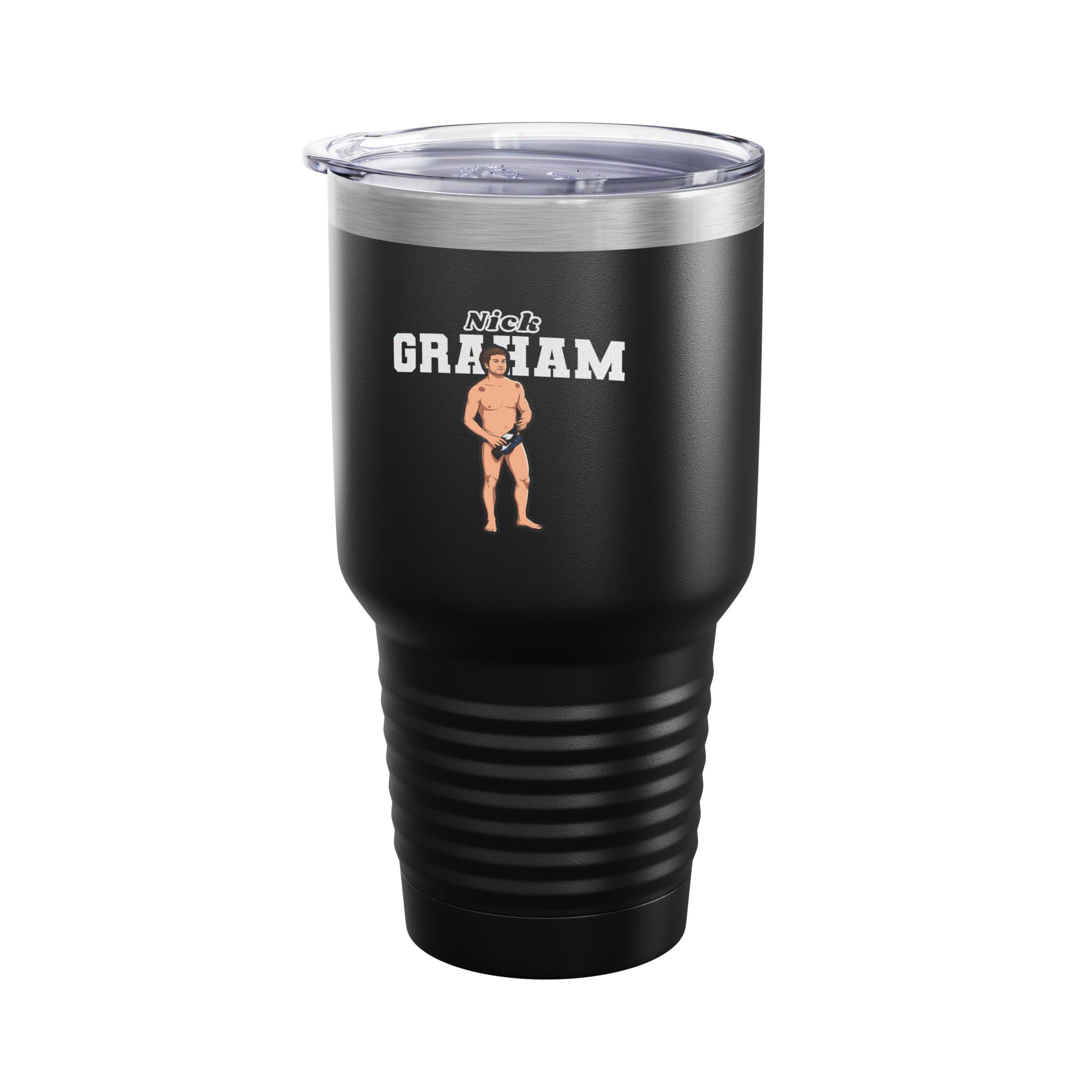 30oz Tumbler — character_name_arch in Black