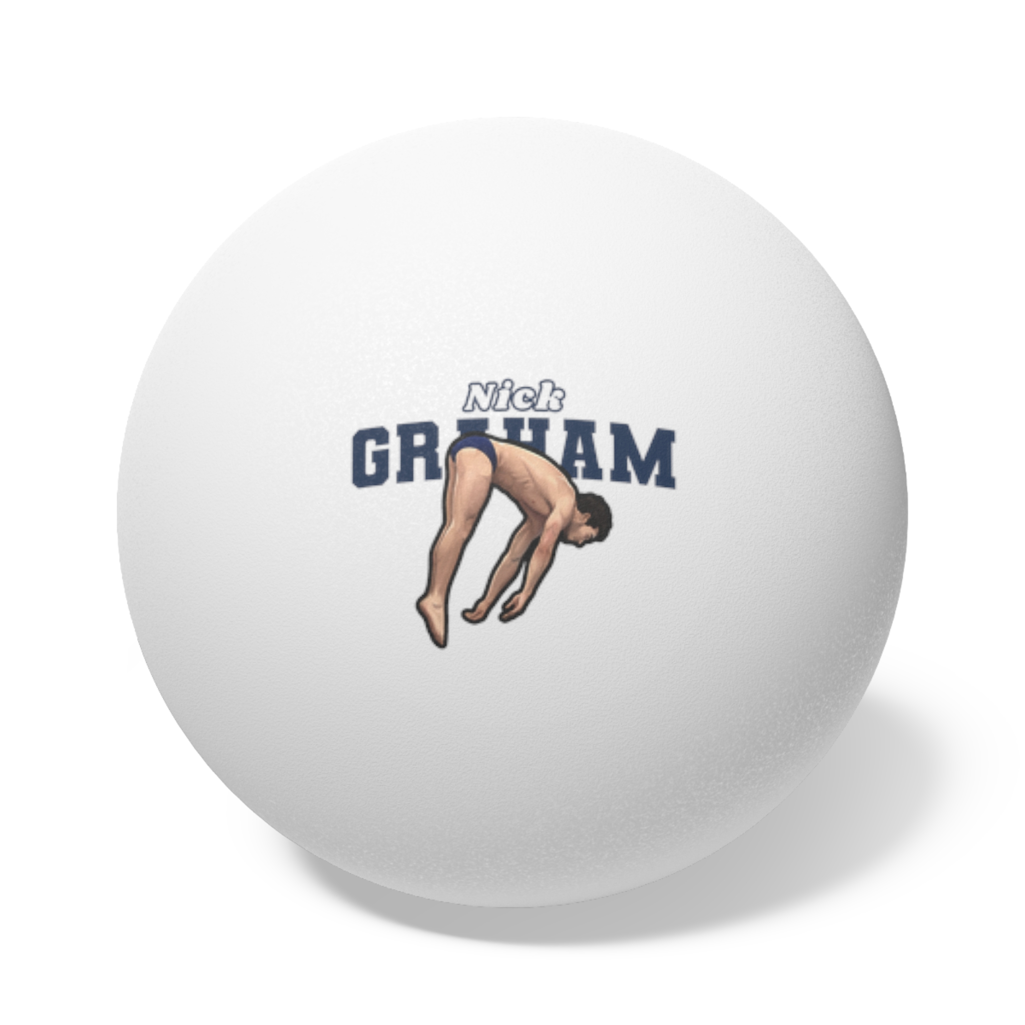 Ping Pong Balls, 6 pcs — character_name_arch in White