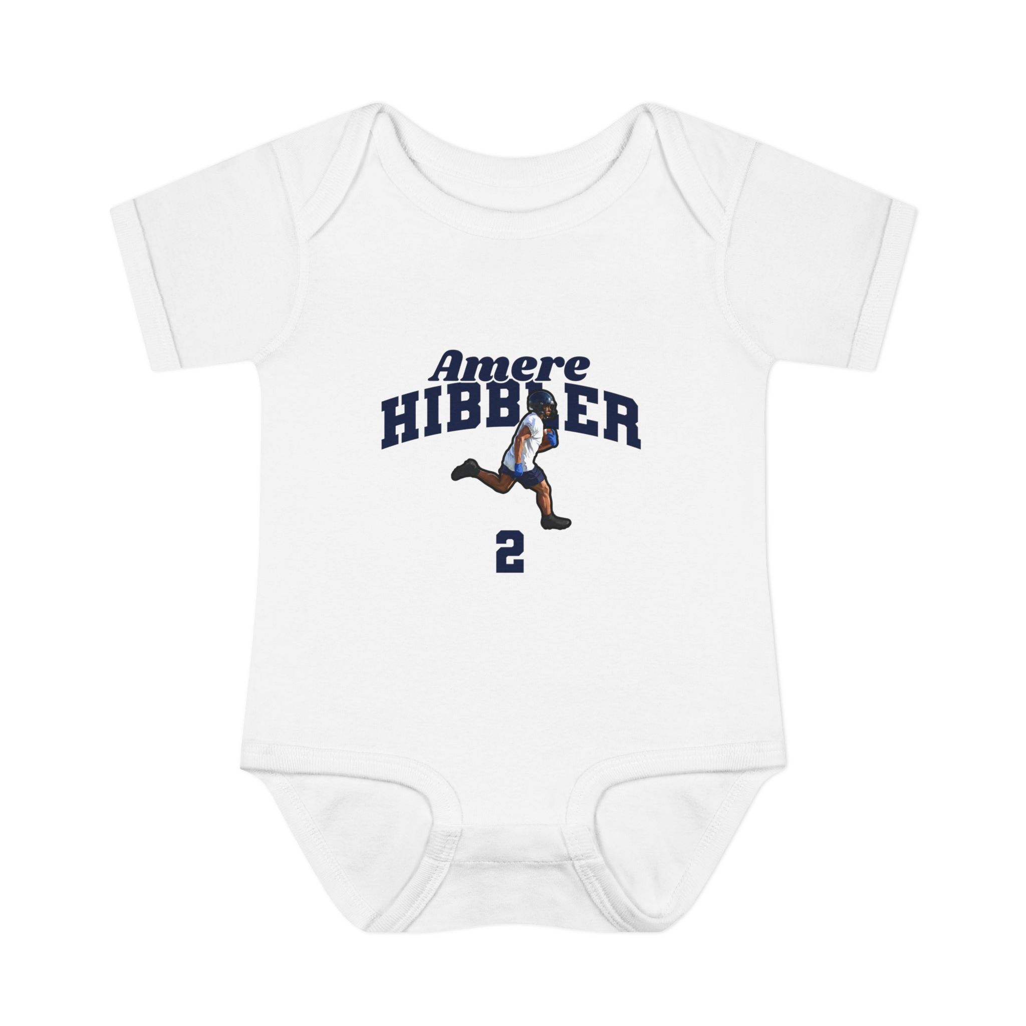 Baby Onesie — character_signature_arch in White