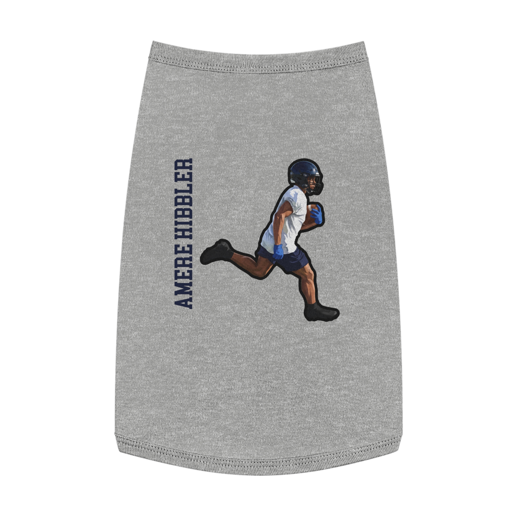 Pet Tank Top — character_name_vertical in White