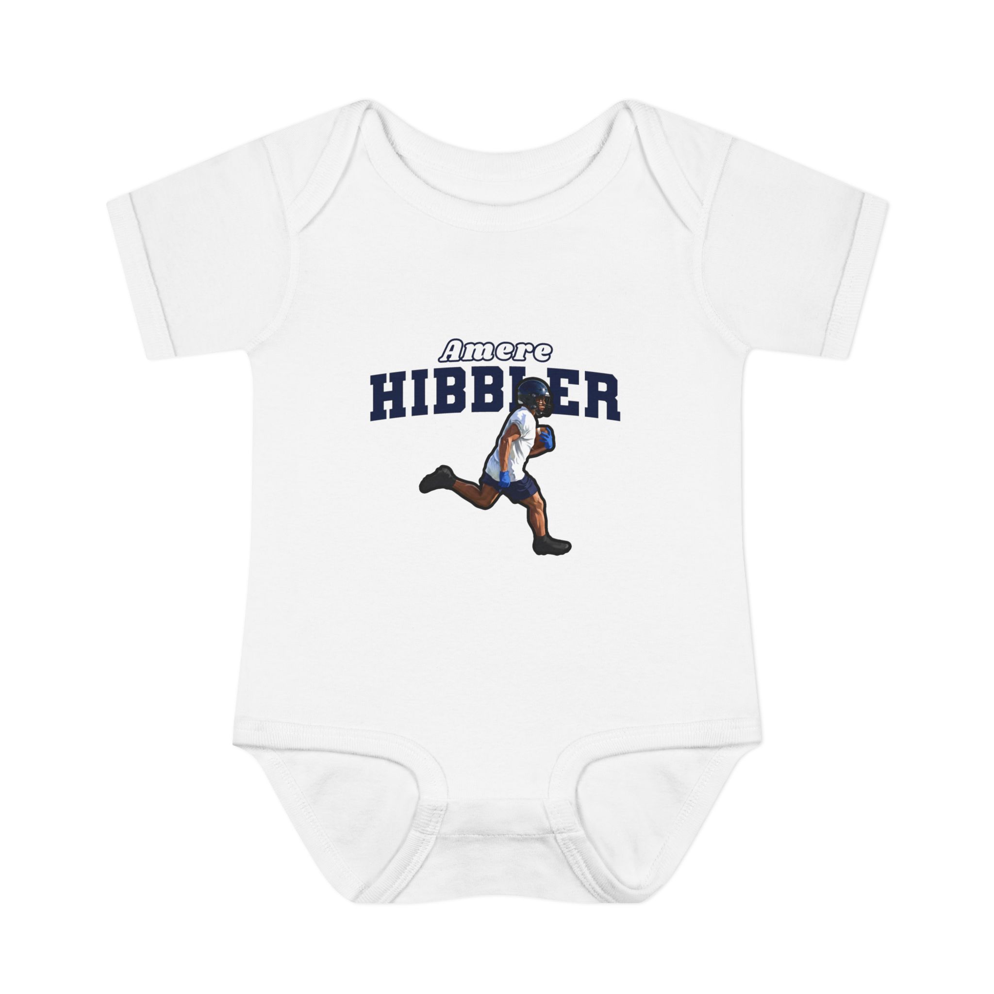 Baby Onesie — character_name_arch in White