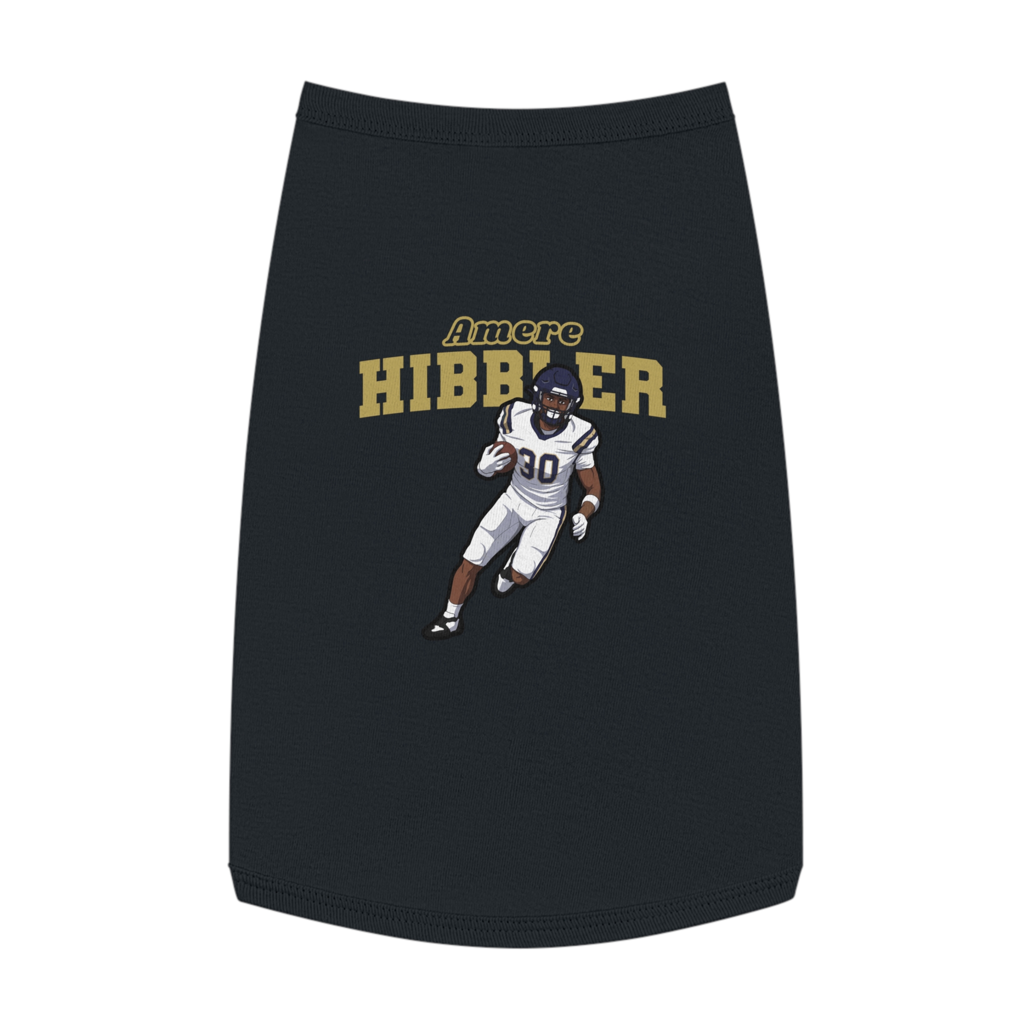 Pet Tank Top — character_name_arch in Black