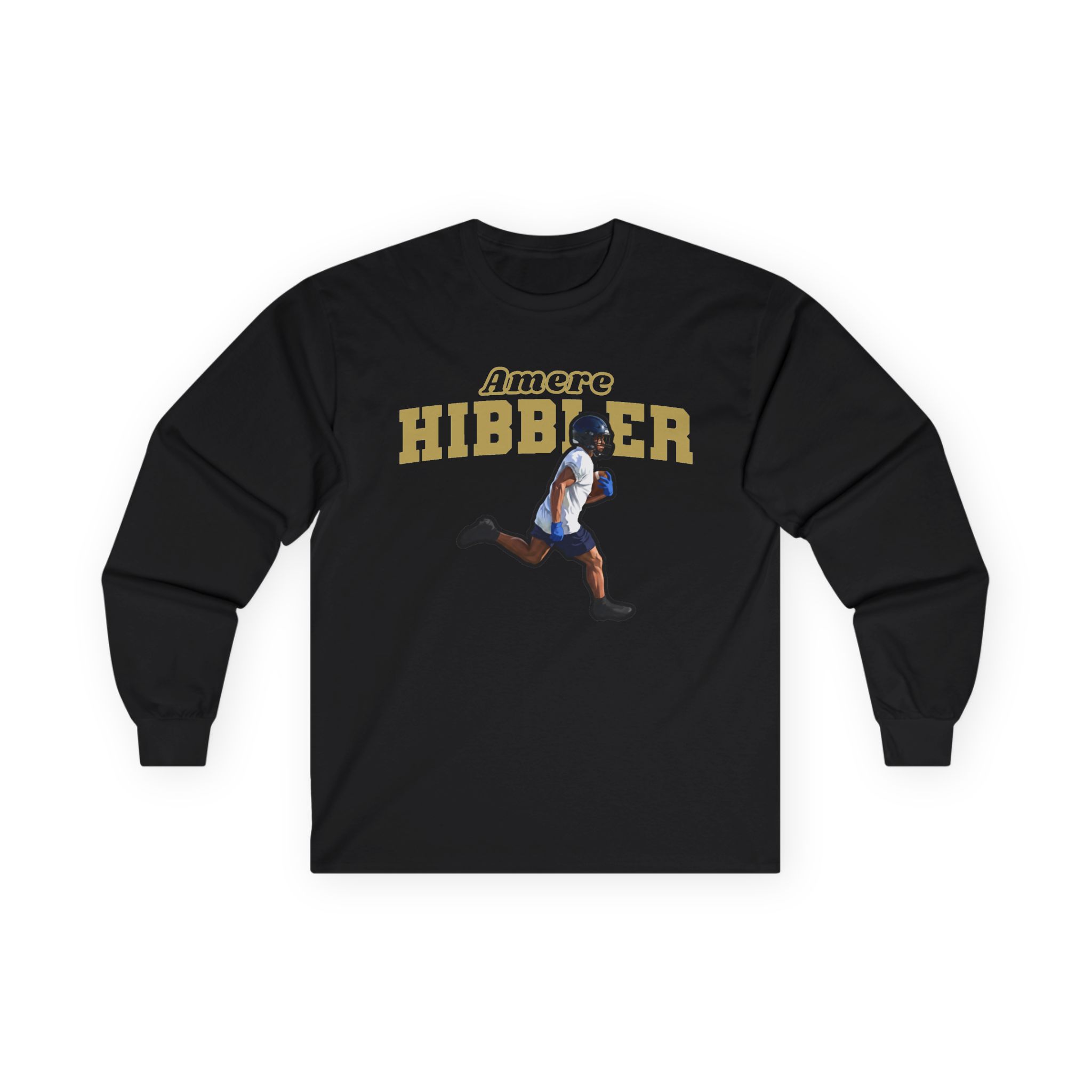 Long Sleeve Tee — character_name_arch in Black