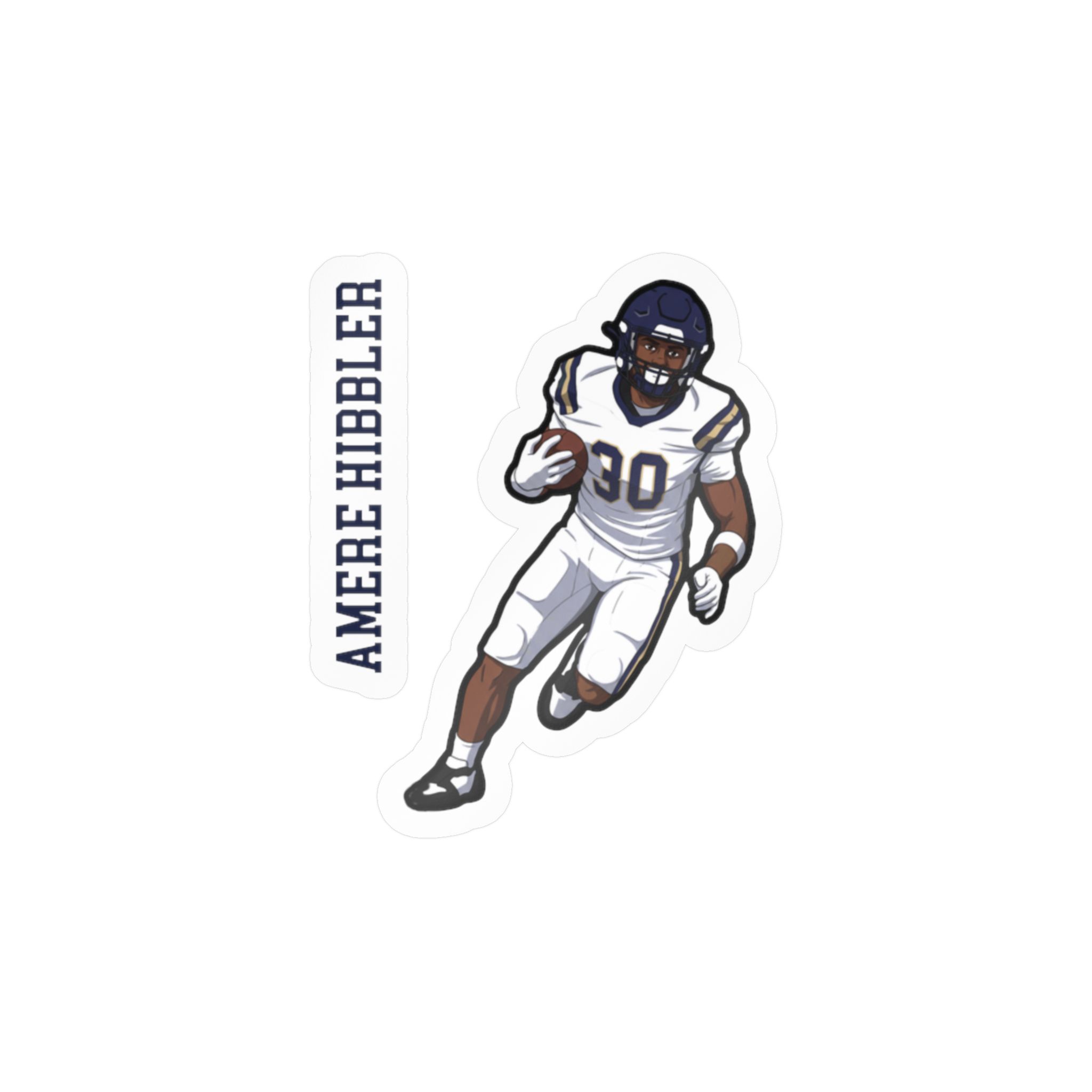 Vinyl Sticker — character_name_vertical in Classic