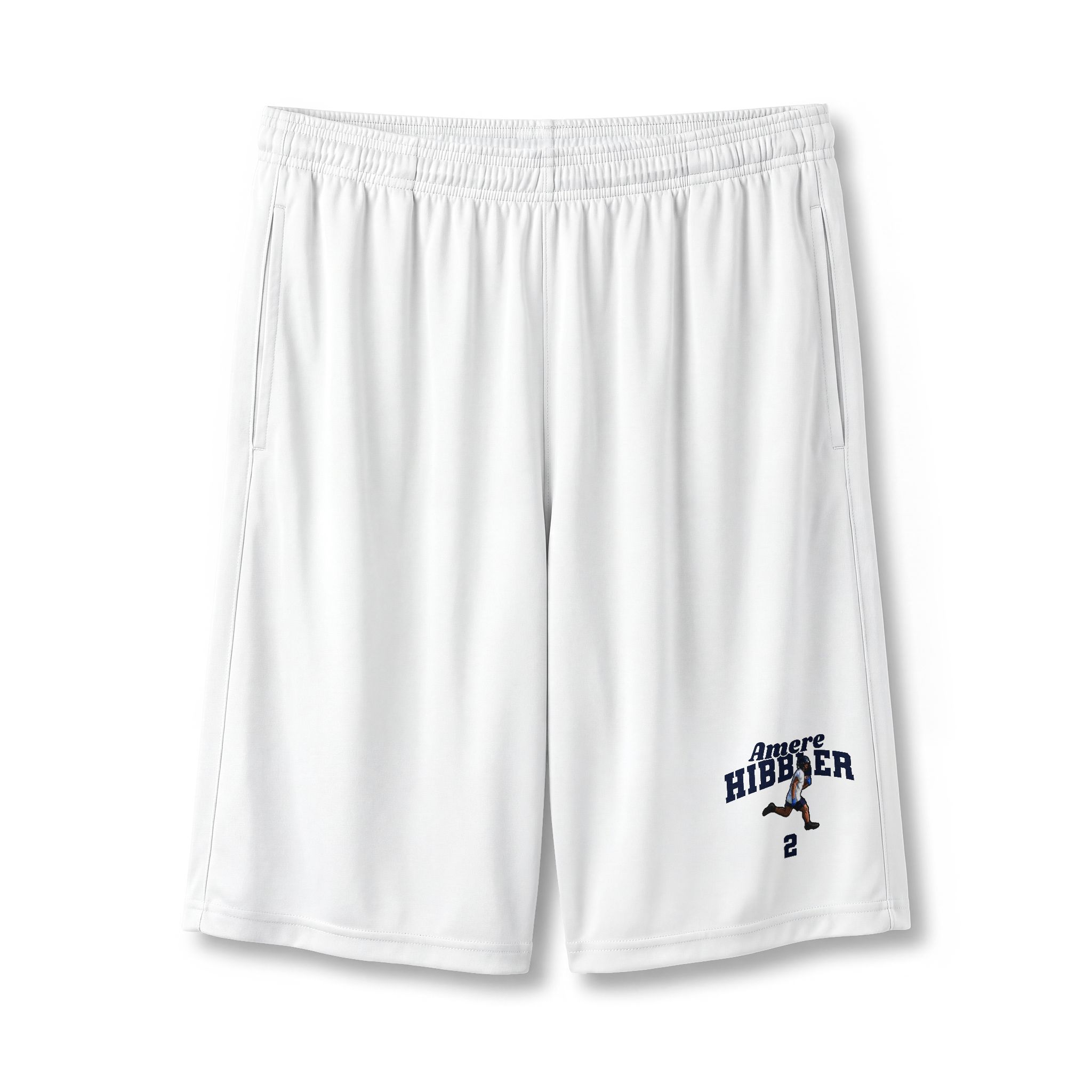 Shorts — character_signature_arch in White