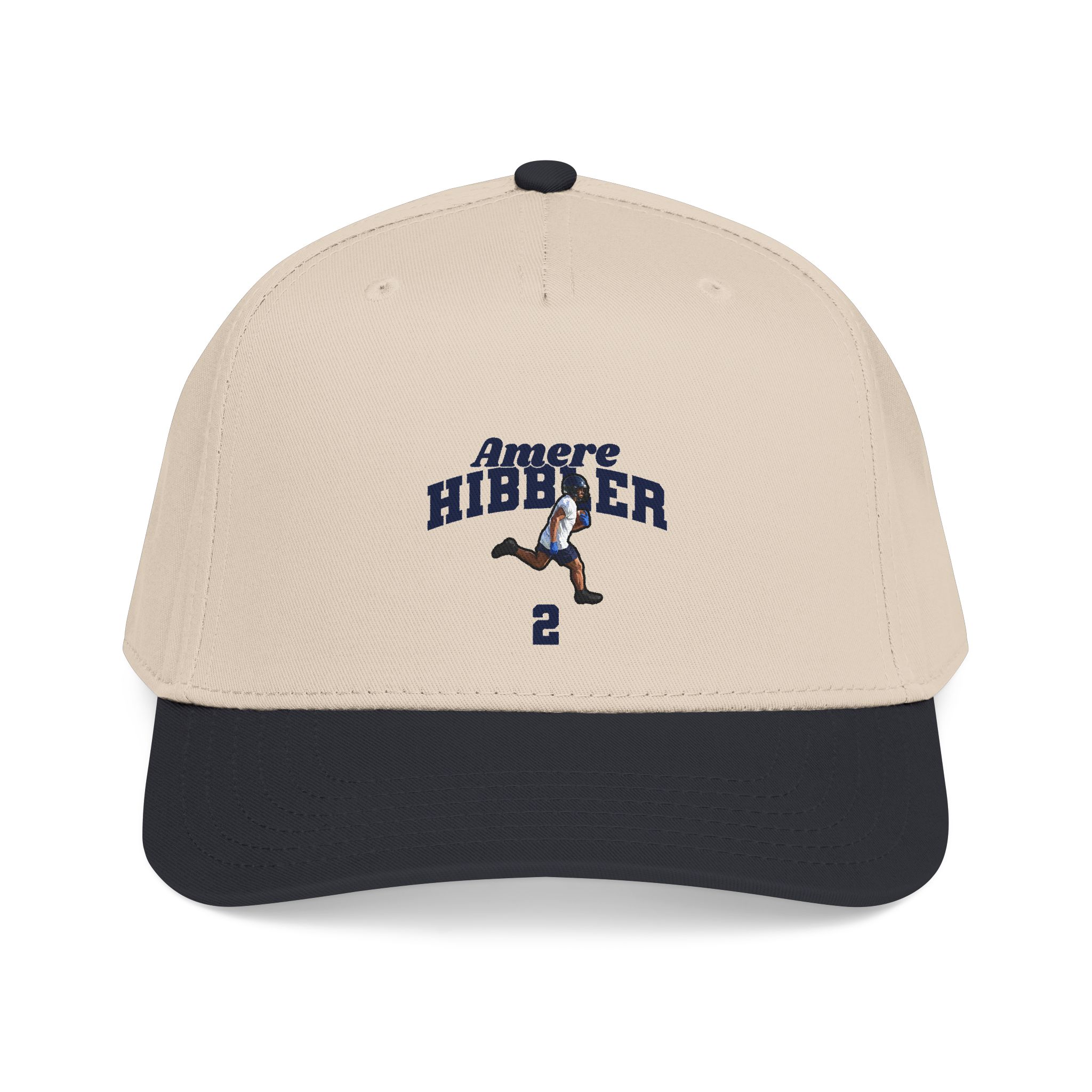 Baseball Cap — character_signature_arch in Black / Natural