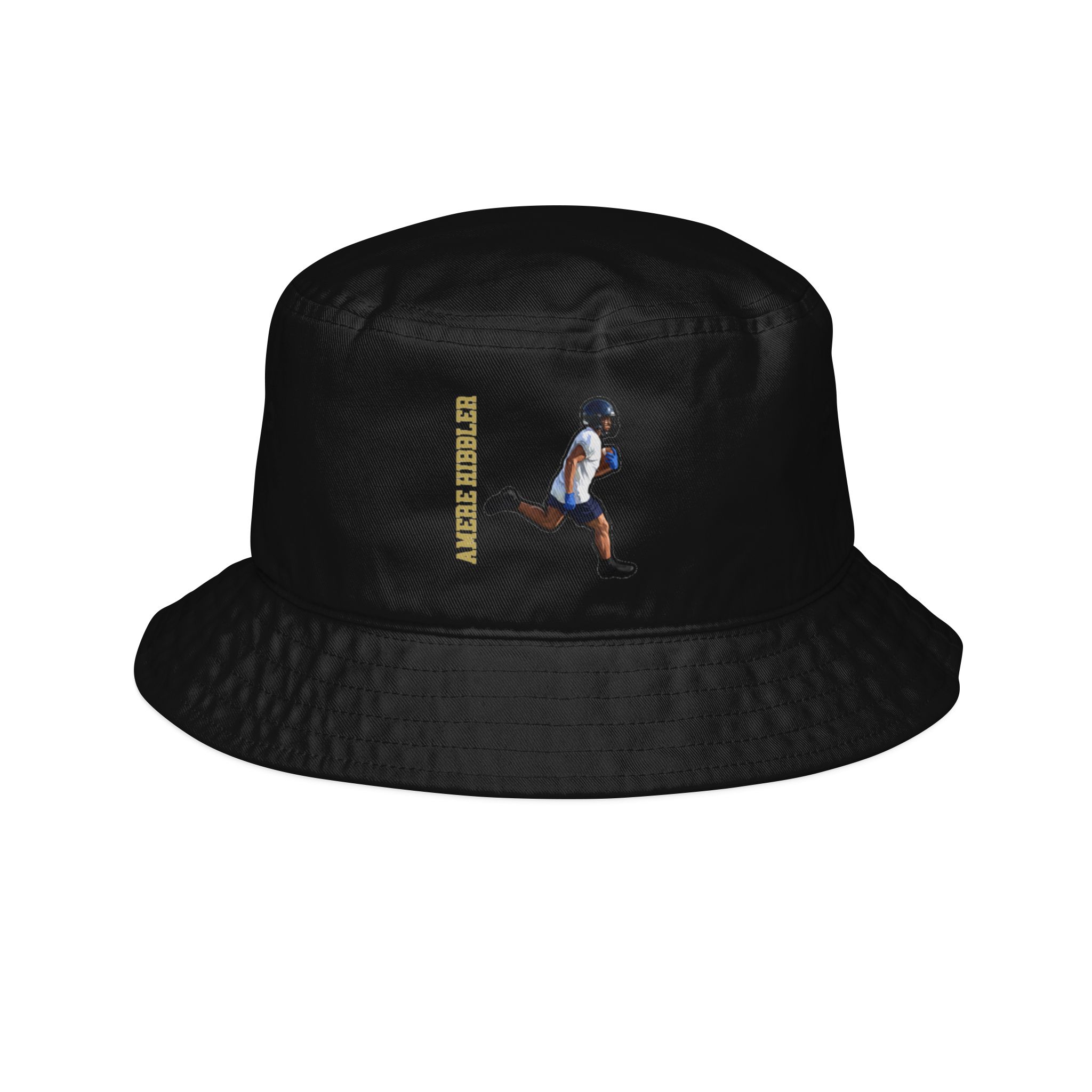 Bucket Hat — character_name_vertical in Black