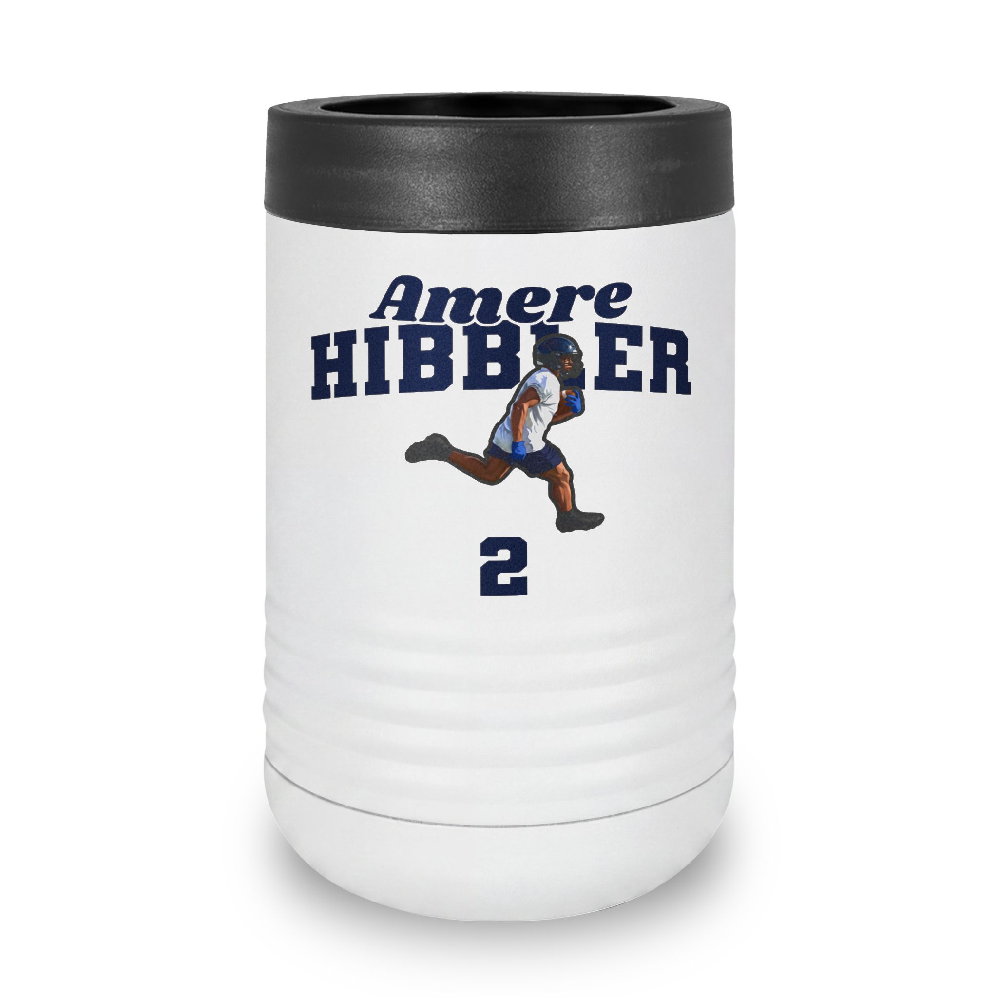 Stainless Can Cooler — character_signature_arch in White