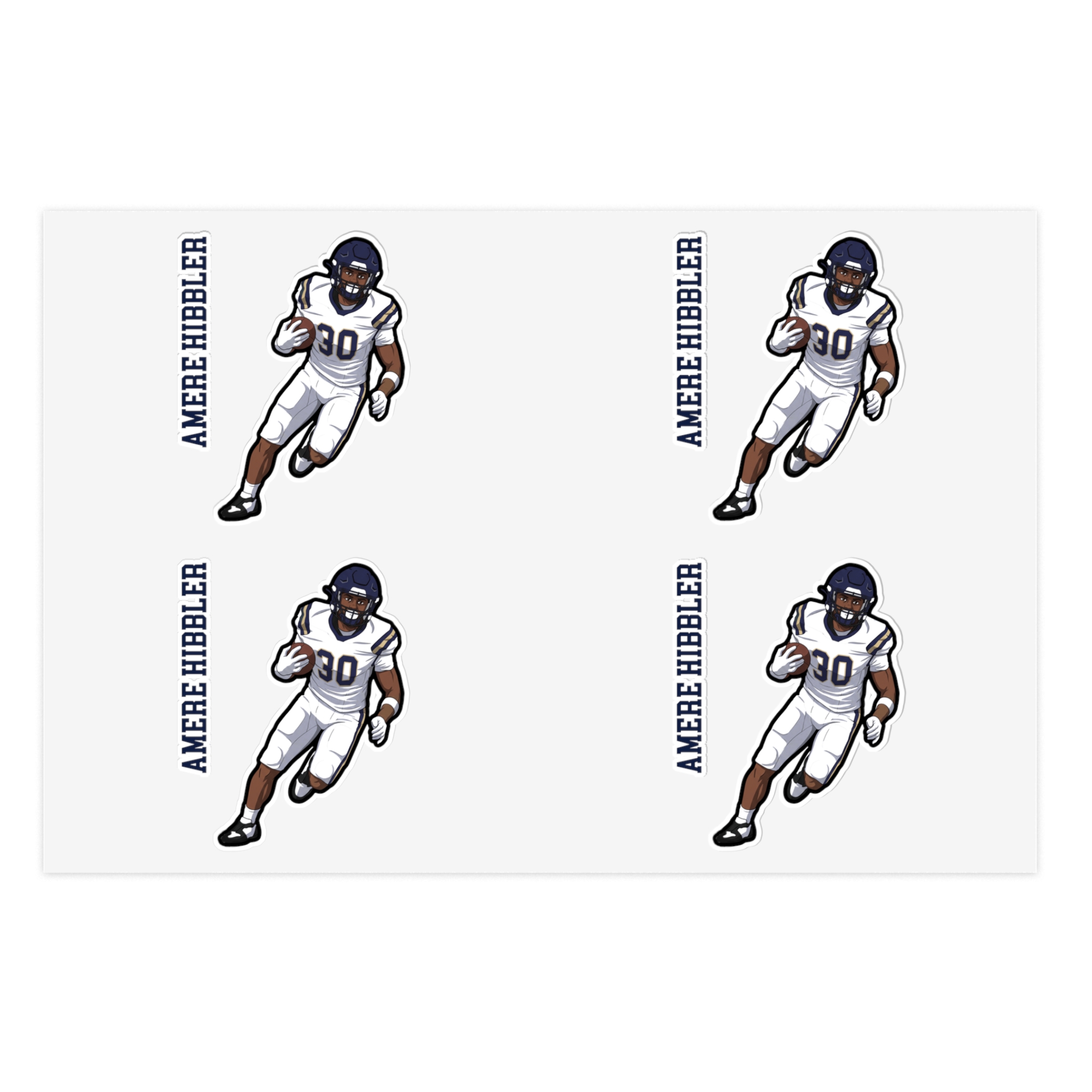 Sticker Sheet — character_name_vertical in Classic