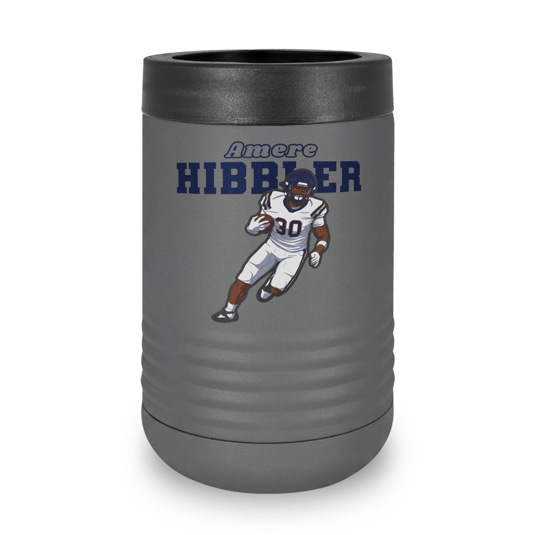 Stainless Can Cooler — character_name_arch in Grey