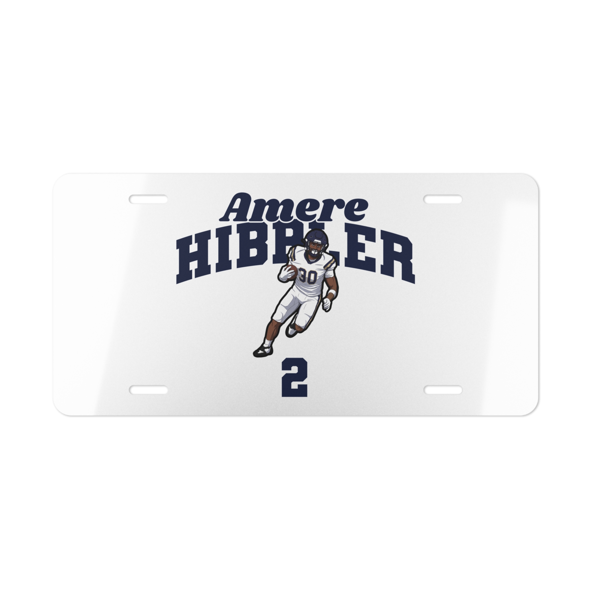 License Plate — character_signature_arch in Classic