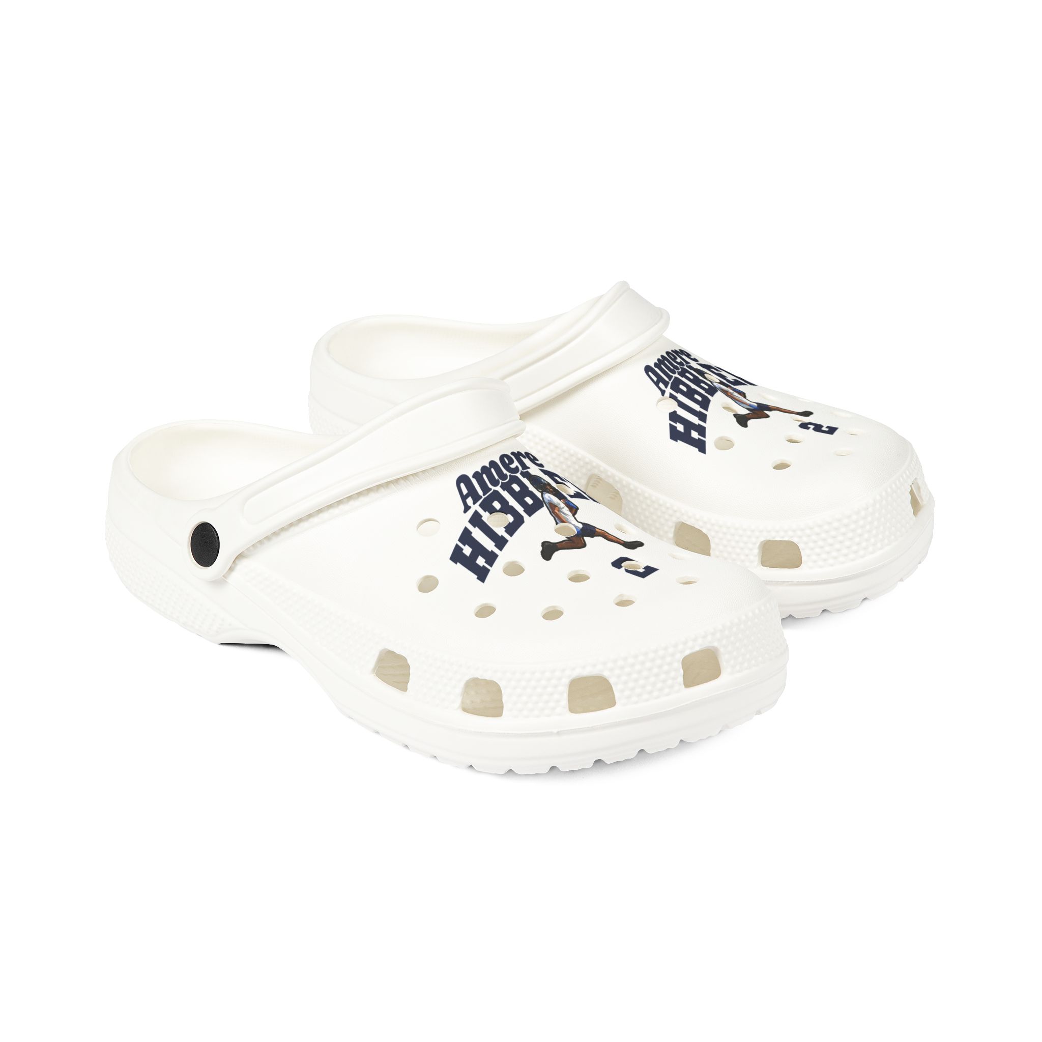 Rubber Clogs — character_signature_arch in White