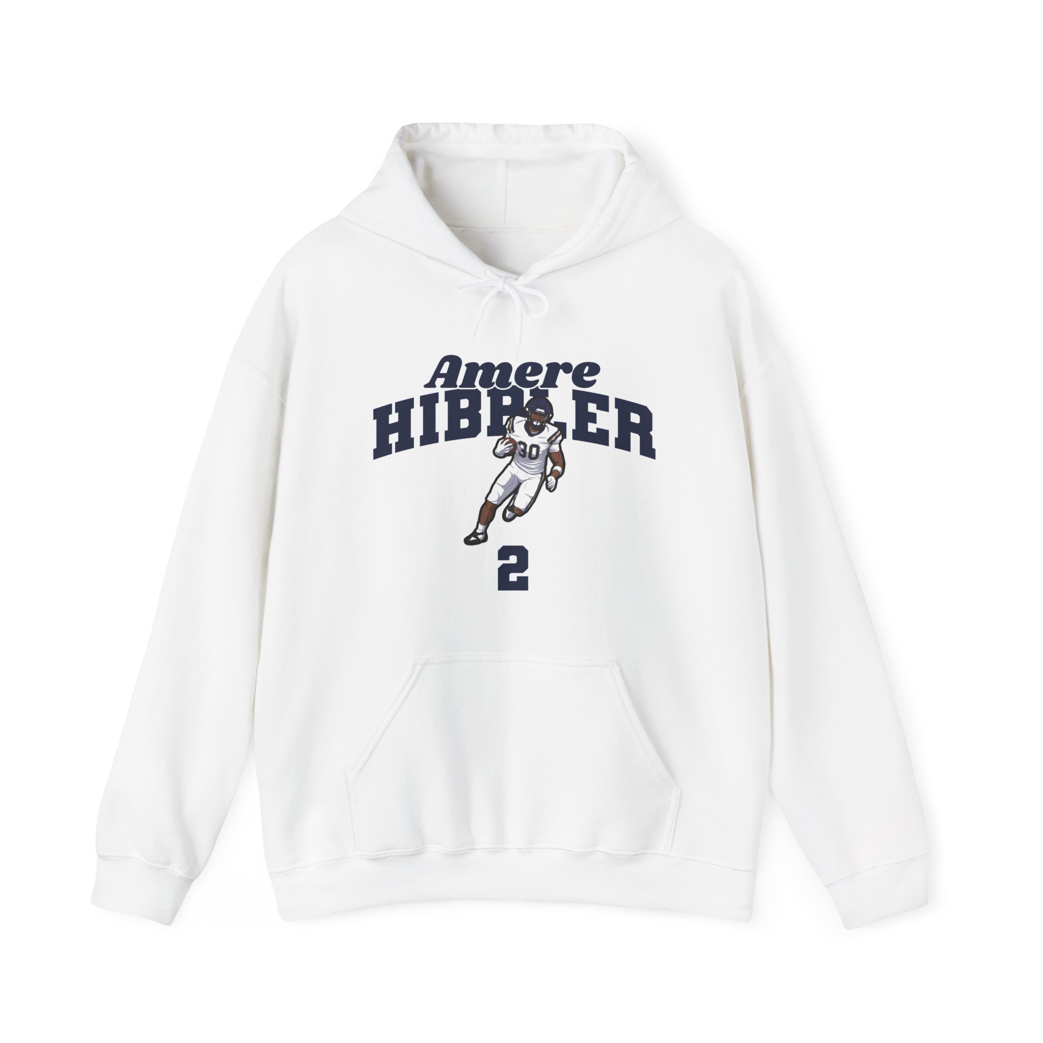 Hoodie — character_signature_arch in White