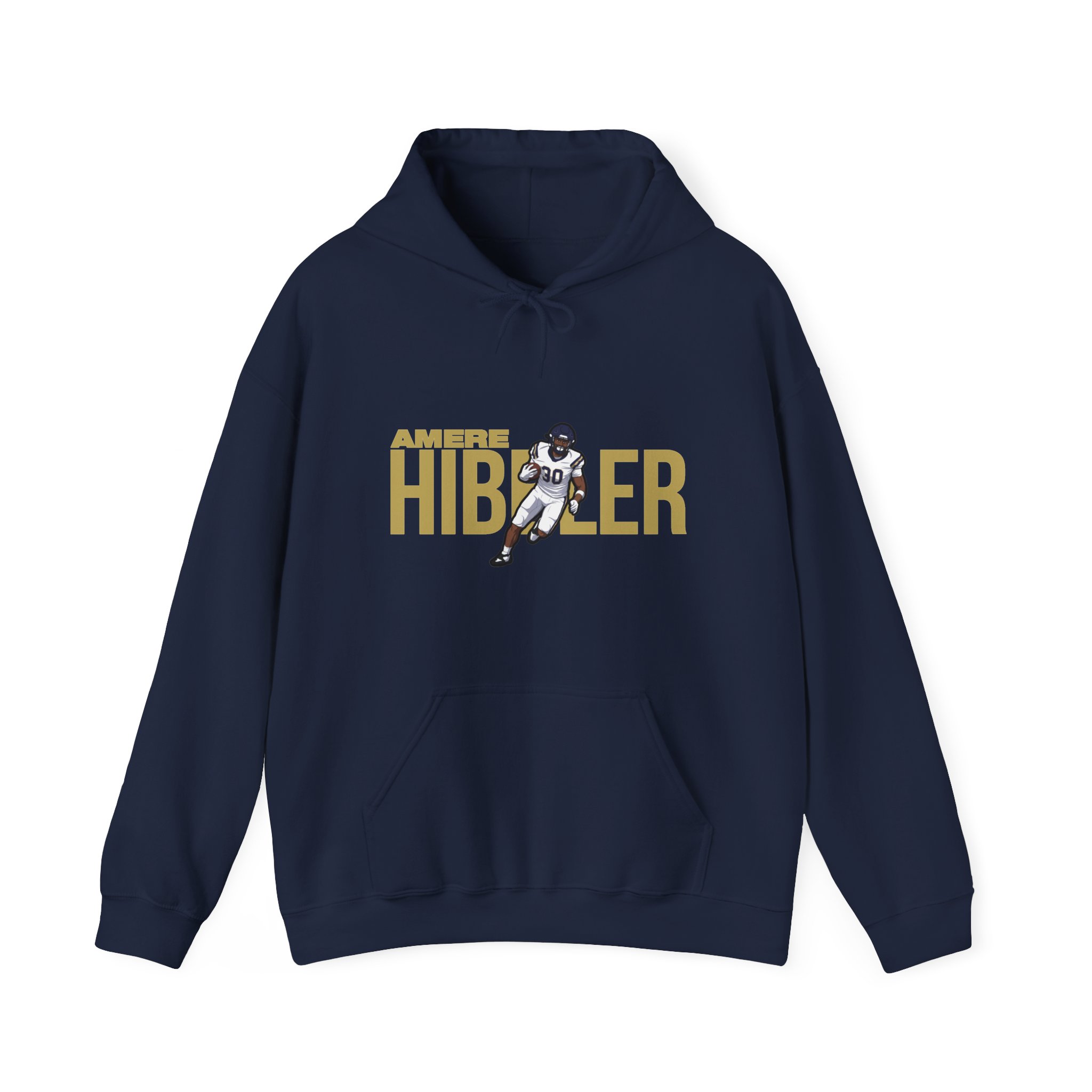 Hoodie — character_player_name in Navy