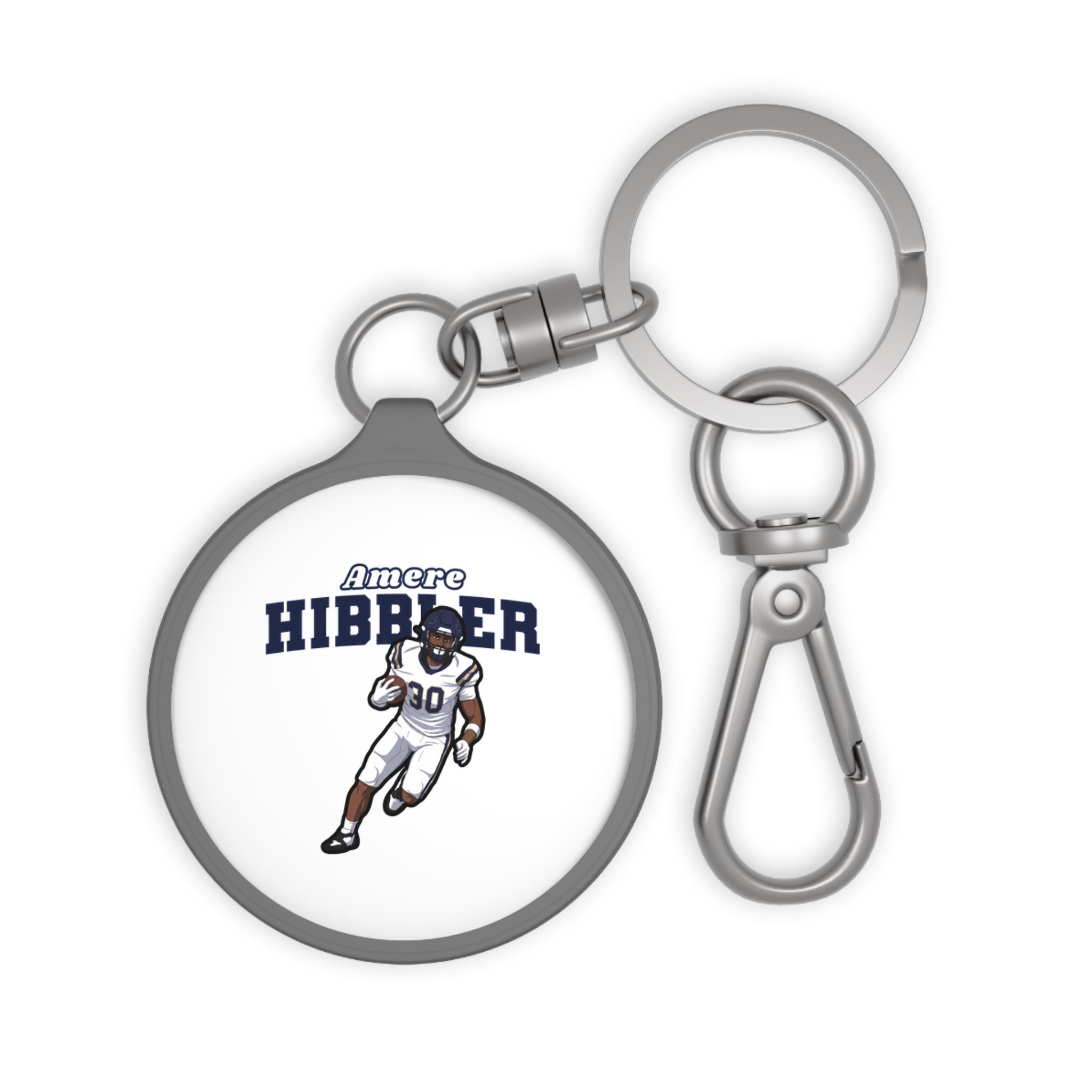 Keychain — character_name_arch in Grey