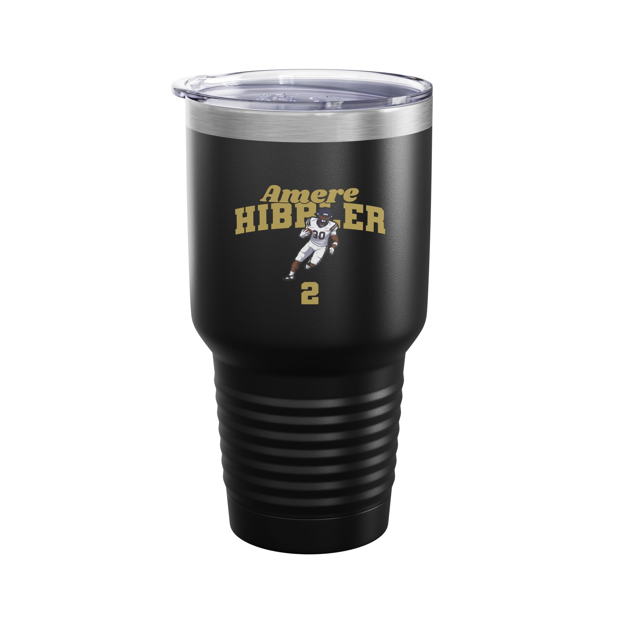 30oz Tumbler — character_signature_arch in Black