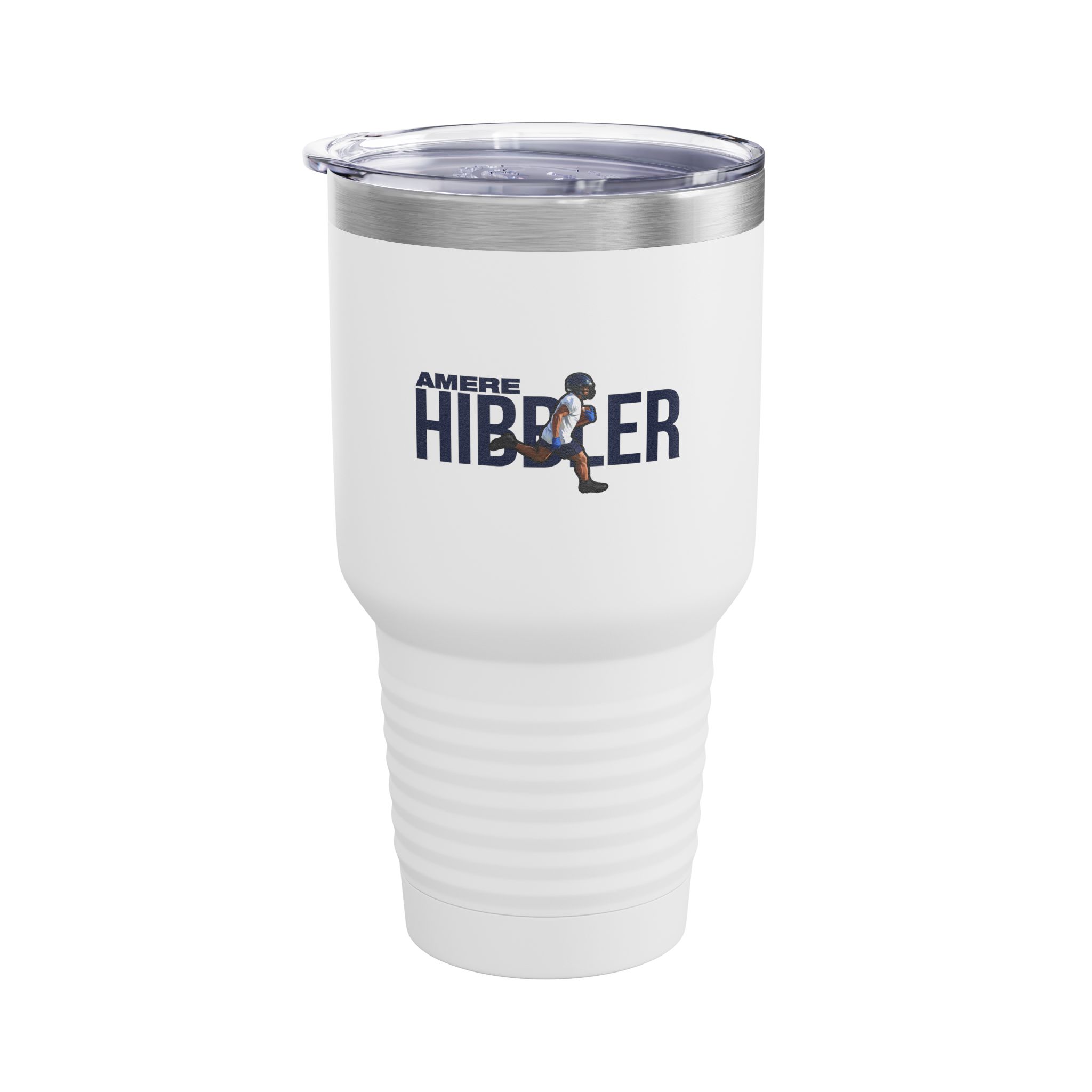 30oz Tumbler — character_player_name in White