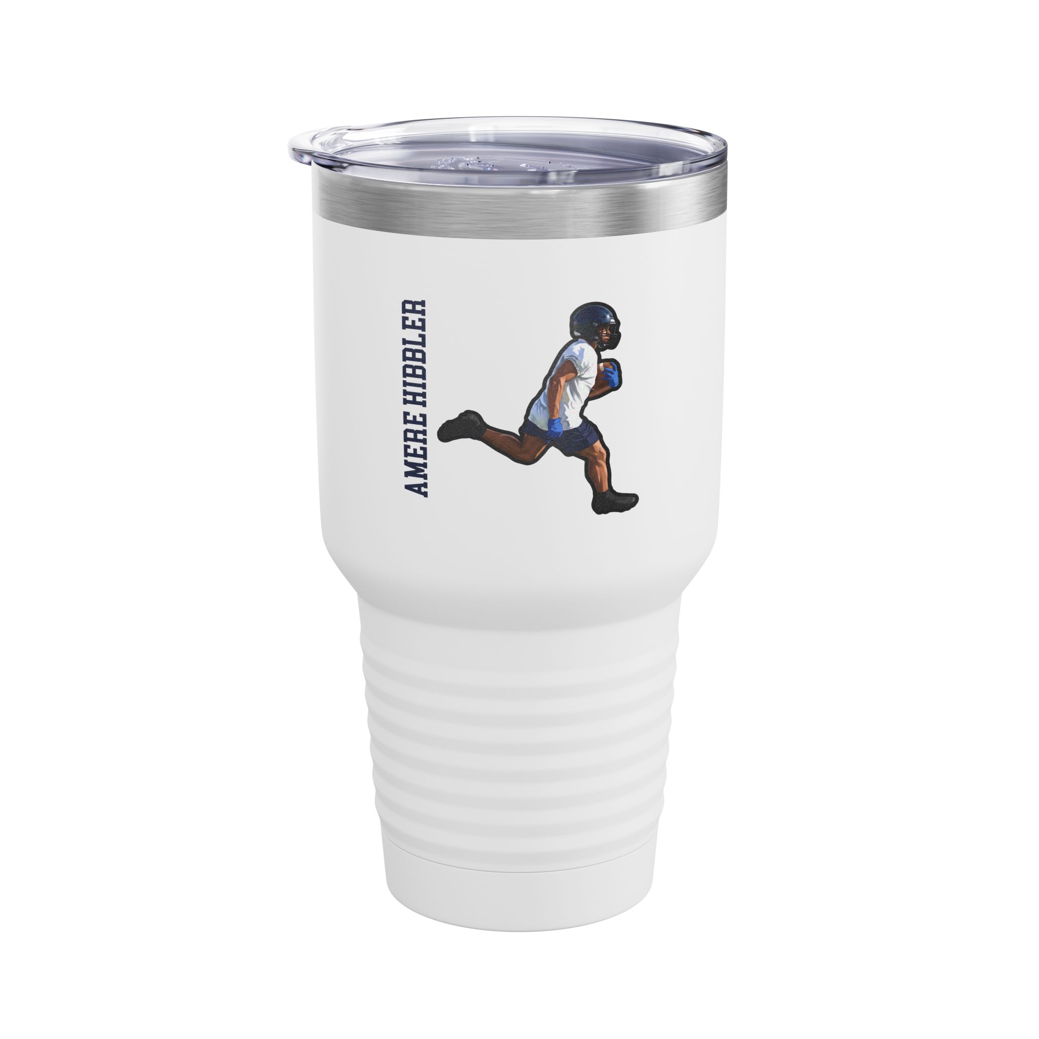 30oz Tumbler — character_name_vertical in White