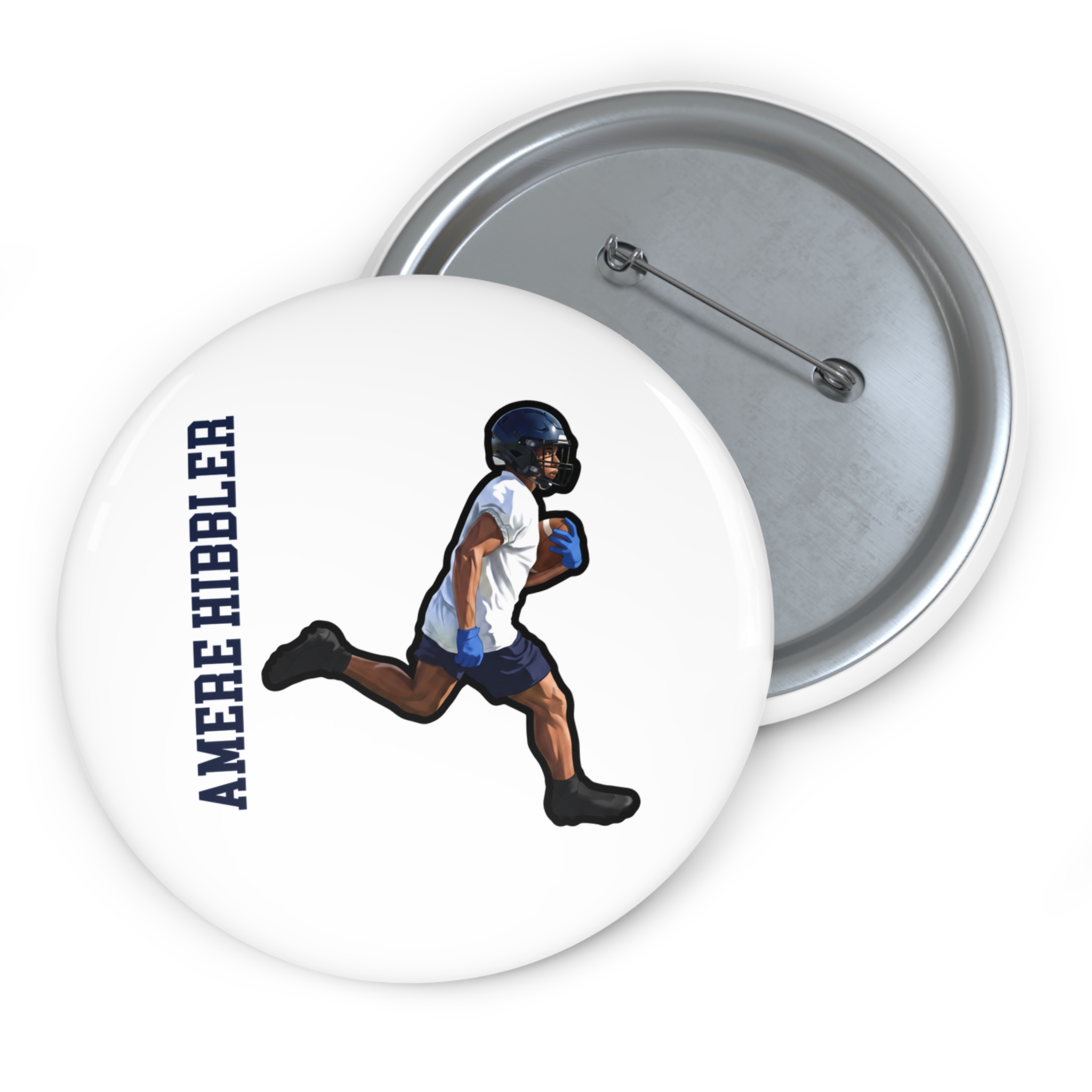 Game Day Pin — character_name_vertical in Classic