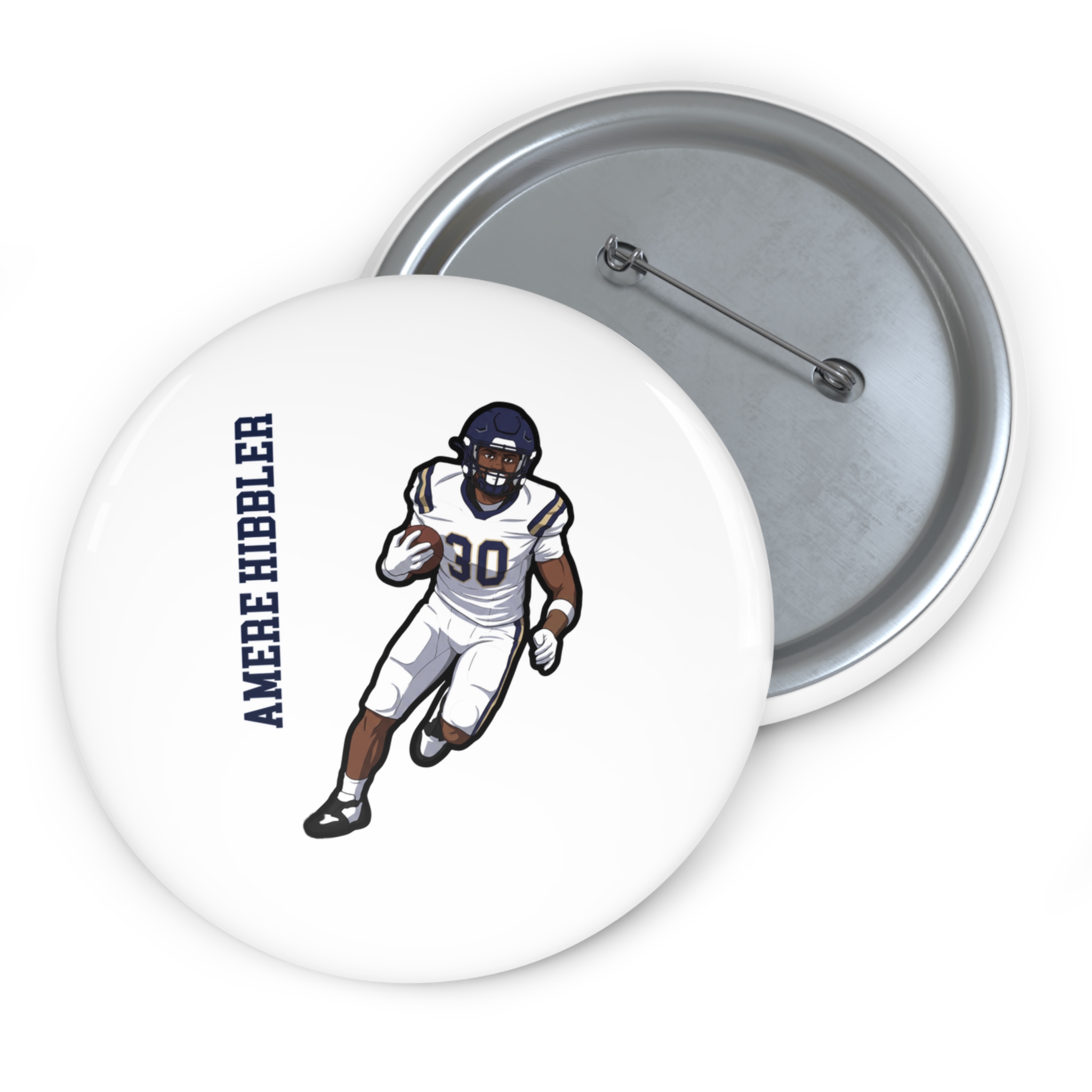 Game Day Pin — character_name_vertical in Classic